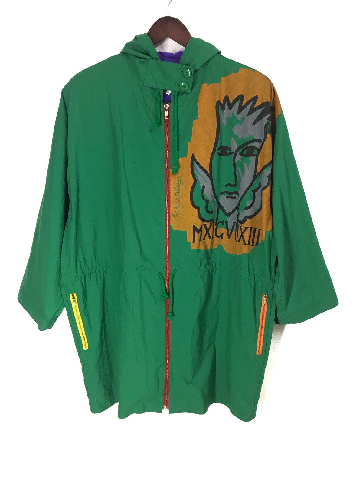 Vintage JCDC Light Jacket With Padded Zipper Hoodie