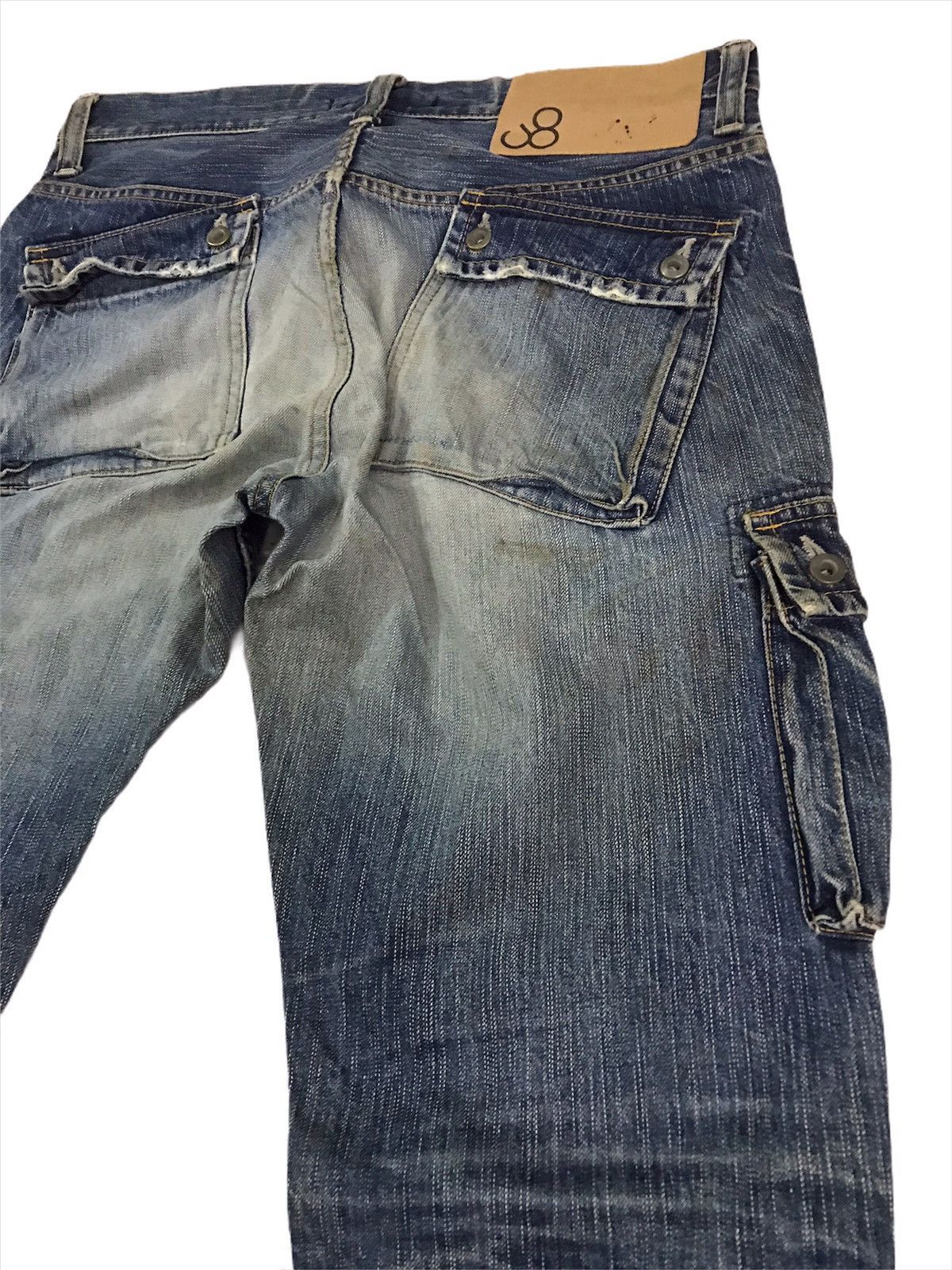 Johnbull Japanese Brand Johnbull Distressed Cargo Denim Size US 34 / EU 50 - 6 Thumbnail