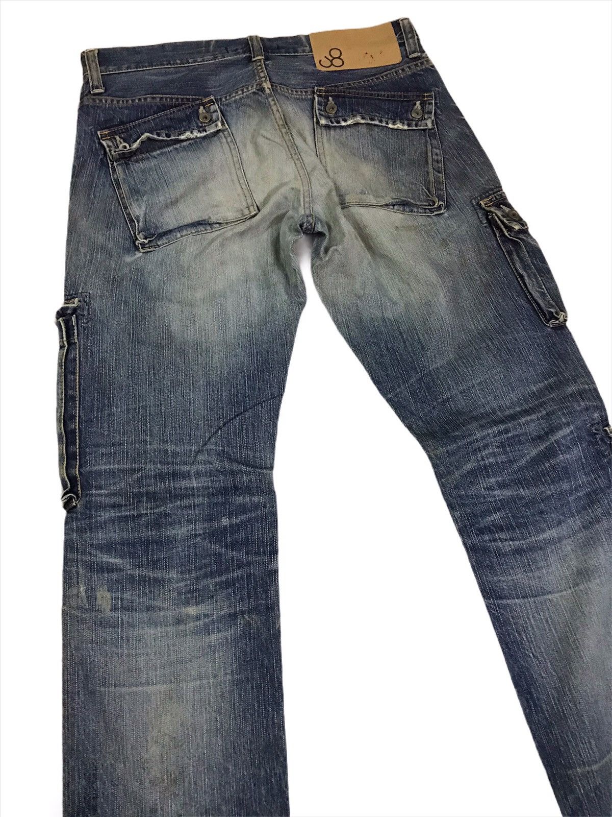 Johnbull Japanese Brand Johnbull Distressed Cargo Denim Size US 34 / EU 50 - 5 Thumbnail
