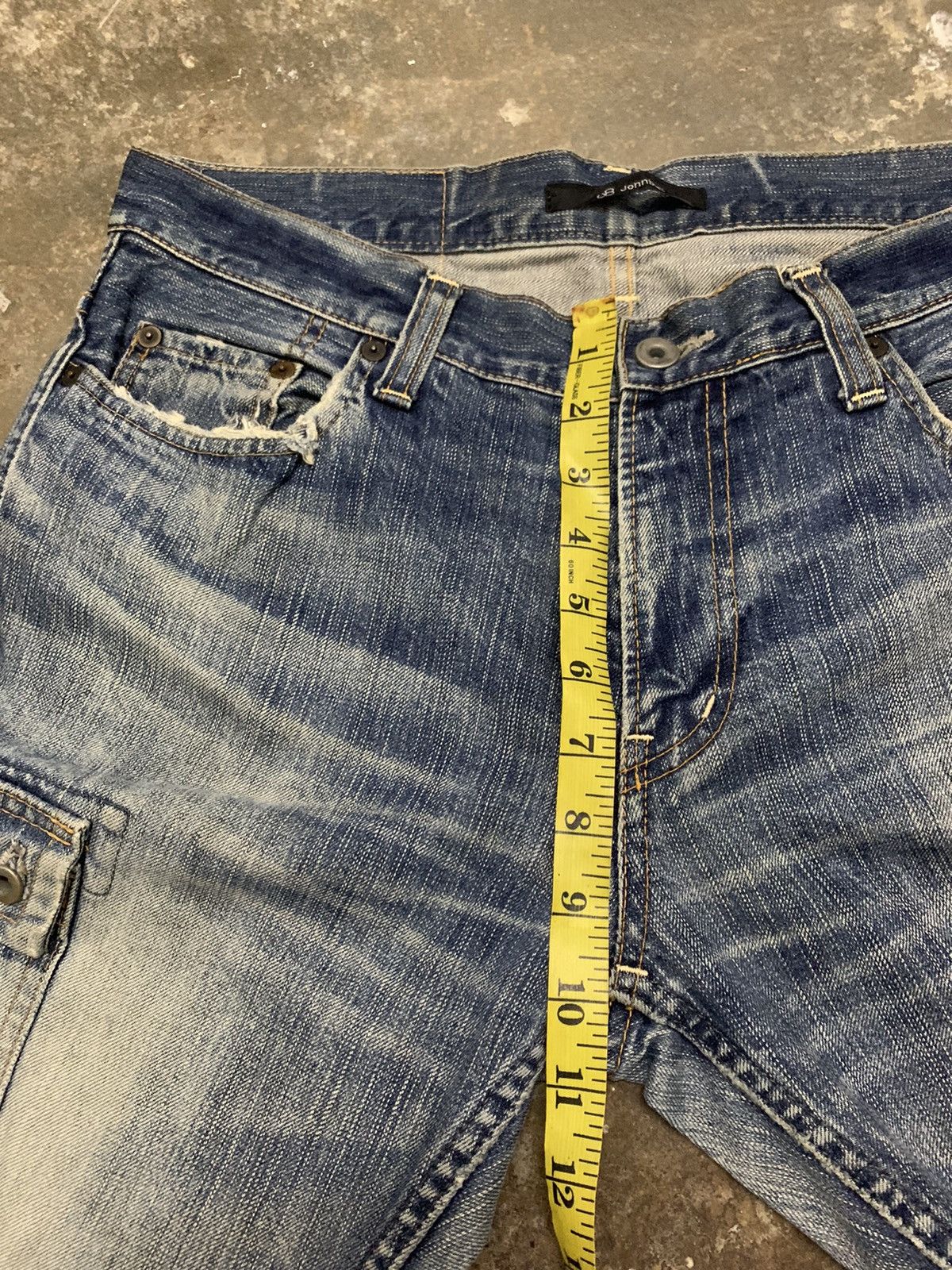 Johnbull Japanese Brand Johnbull Distressed Cargo Denim Size US 34 / EU 50 - 10 Thumbnail