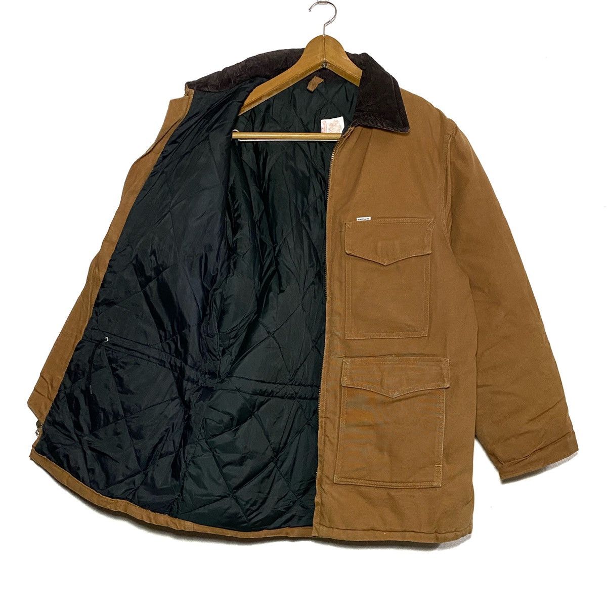 Carhartt Oversized Corduroy Collar Canvas Work Jacket Size US L / EU 52-54 / 3 - 3 Thumbnail