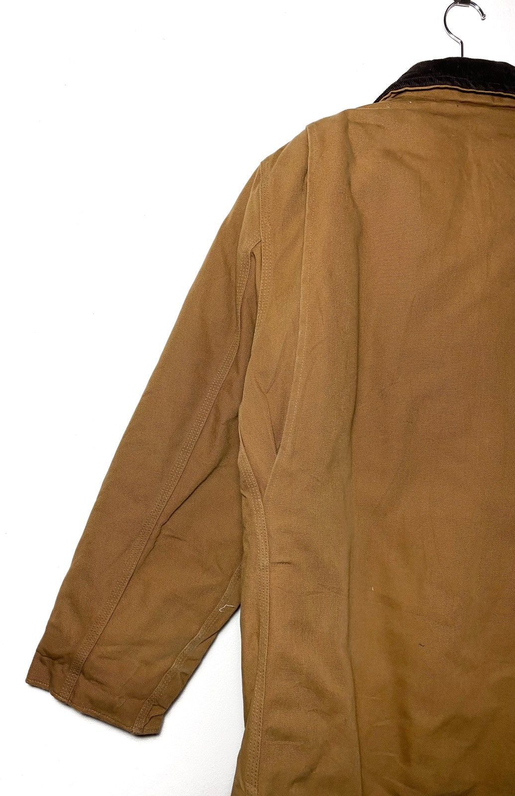 Carhartt Oversized Corduroy Collar Canvas Work Jacket Size US L / EU 52-54 / 3 - 7 Thumbnail