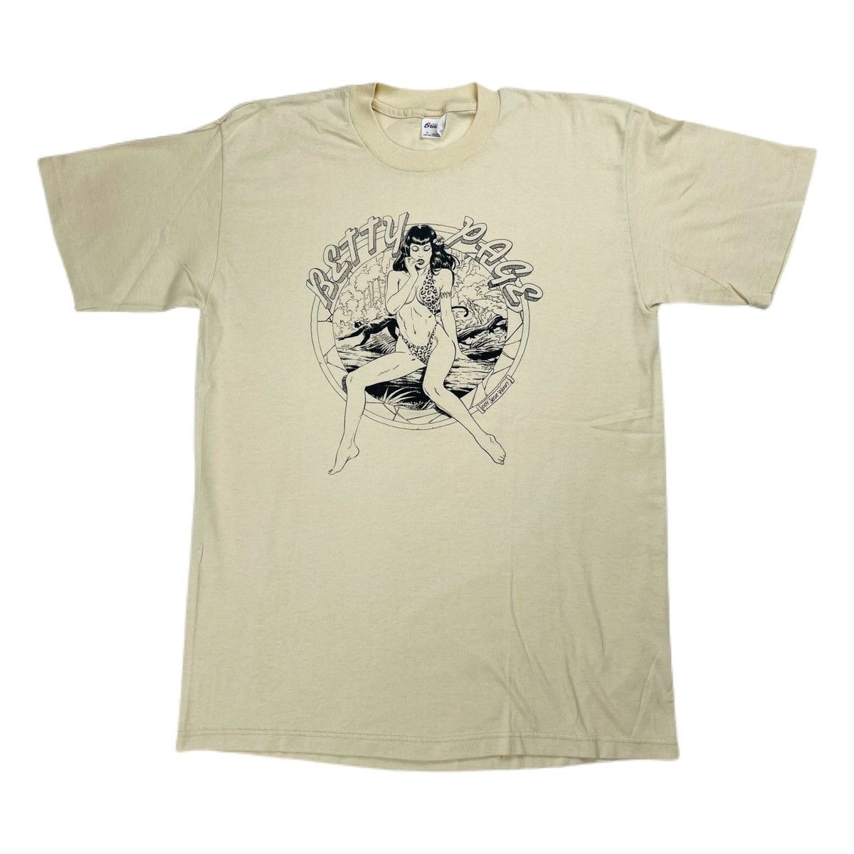 Vintage Vintage 80s Betty Page Pinup NSFW T-Shirt Number Nine ERD | Grailed