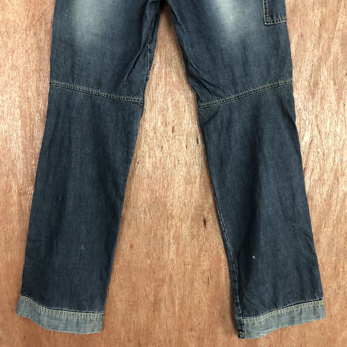Hypebeast DLL Japan Blue double knee Denim Jeans Pants #1665 Size US 30 / EU 46 - 10 Thumbnail