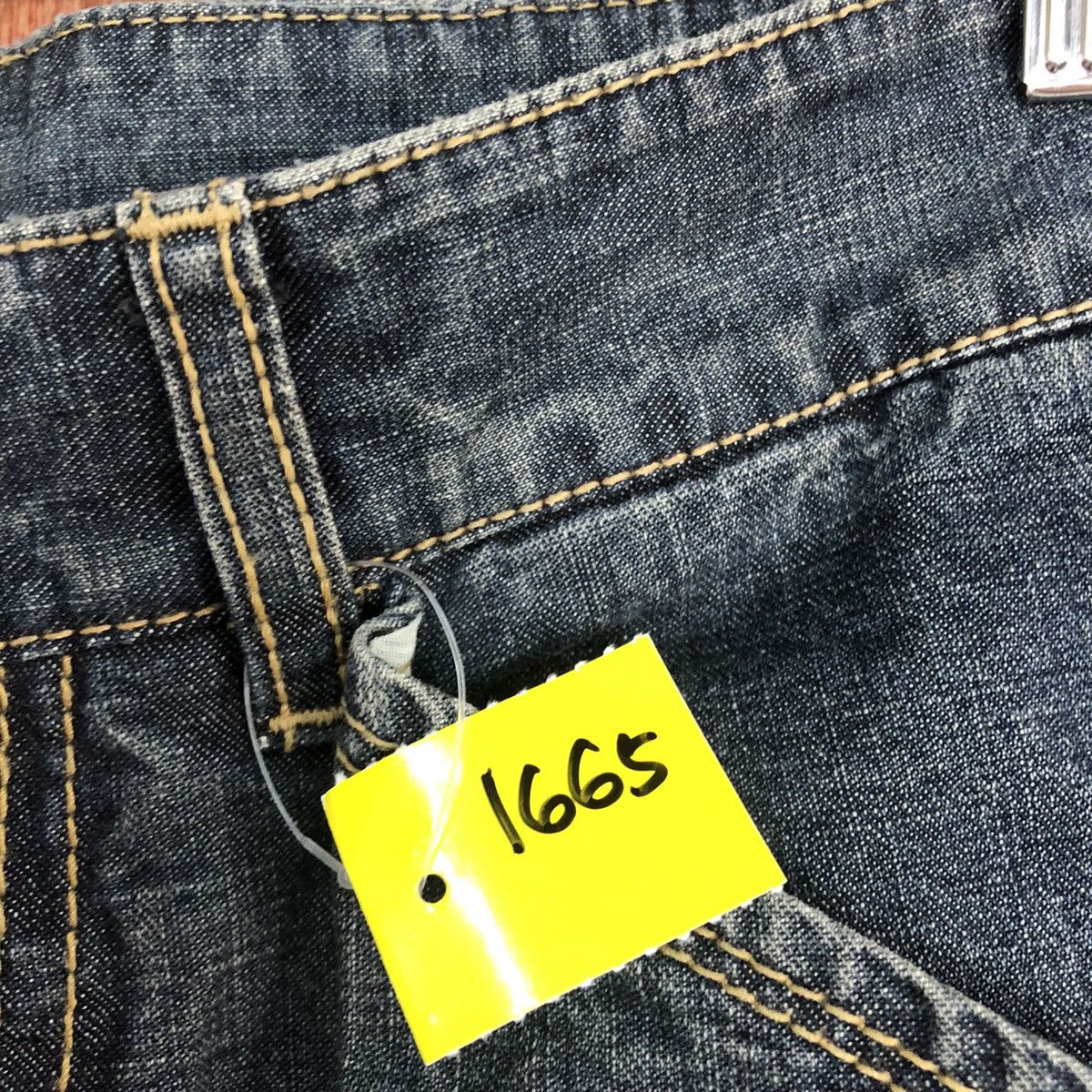 Hypebeast DLL Japan Blue double knee Denim Jeans Pants #1665 Size US 30 / EU 46 - 7 Thumbnail