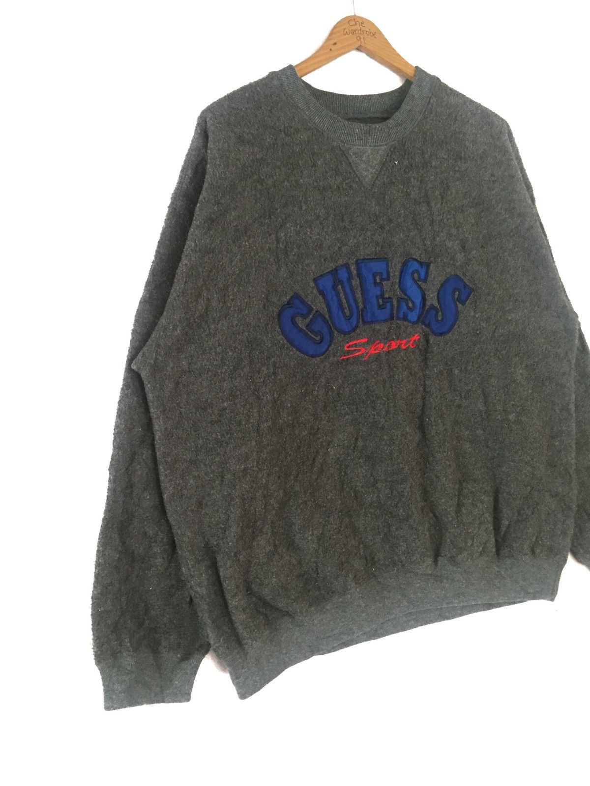 Guess × Vintage Vintage Guess Sport Spell Out Sweatshirt Size US XL / EU 56 / 4 - 2 Thumbnail