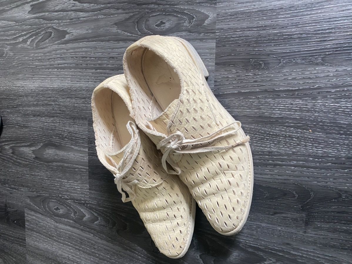 Carol Christian Poell AM/2600 BUUS-PTC/01 Laser Cut Derby White Size US 10 / EU 43 - 3 Thumbnail
