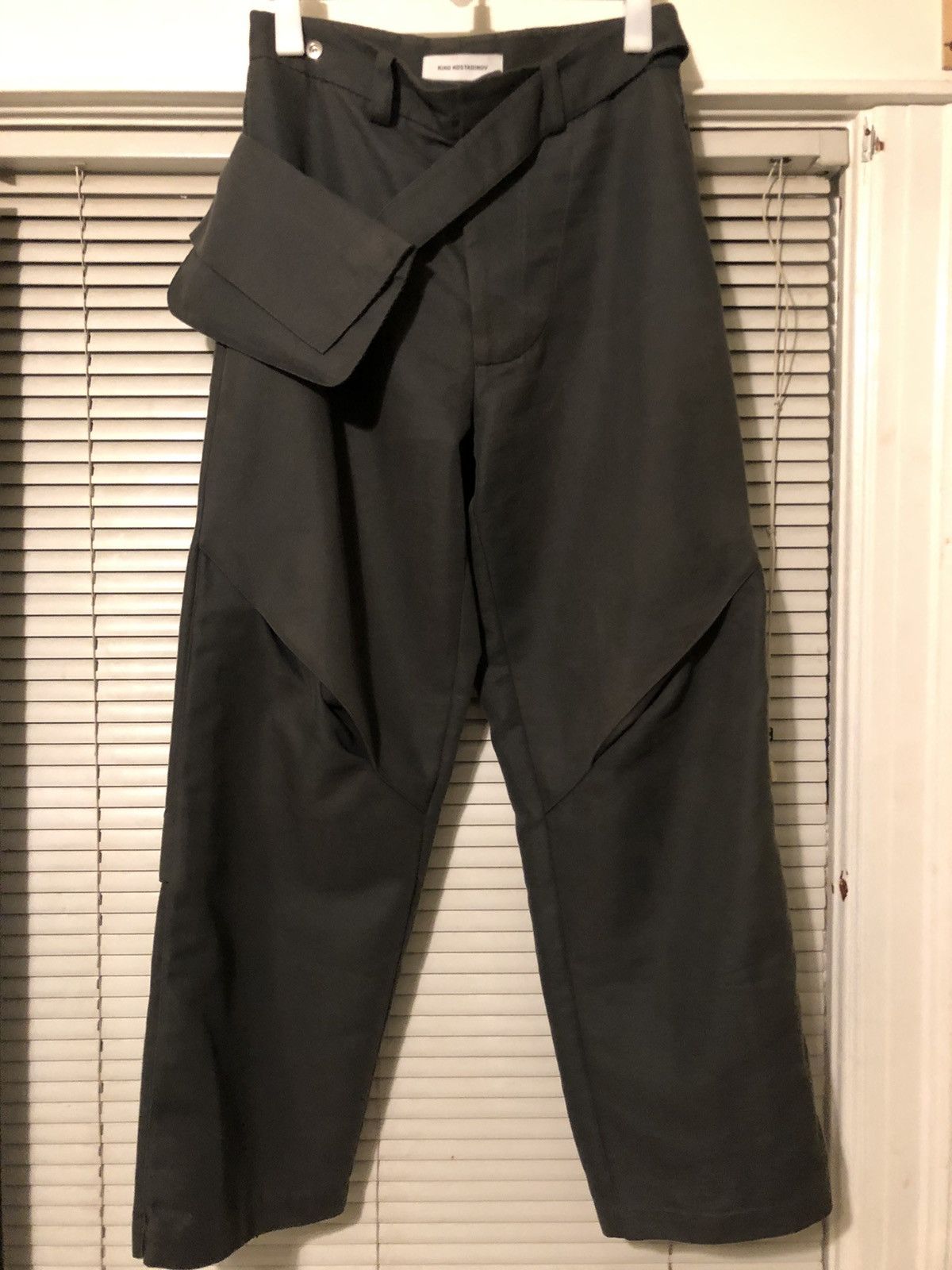 Kiko Kostadinov 0003 Wrapped Knee Trousers Size US 30 / EU 46 - 2 Thumbnail