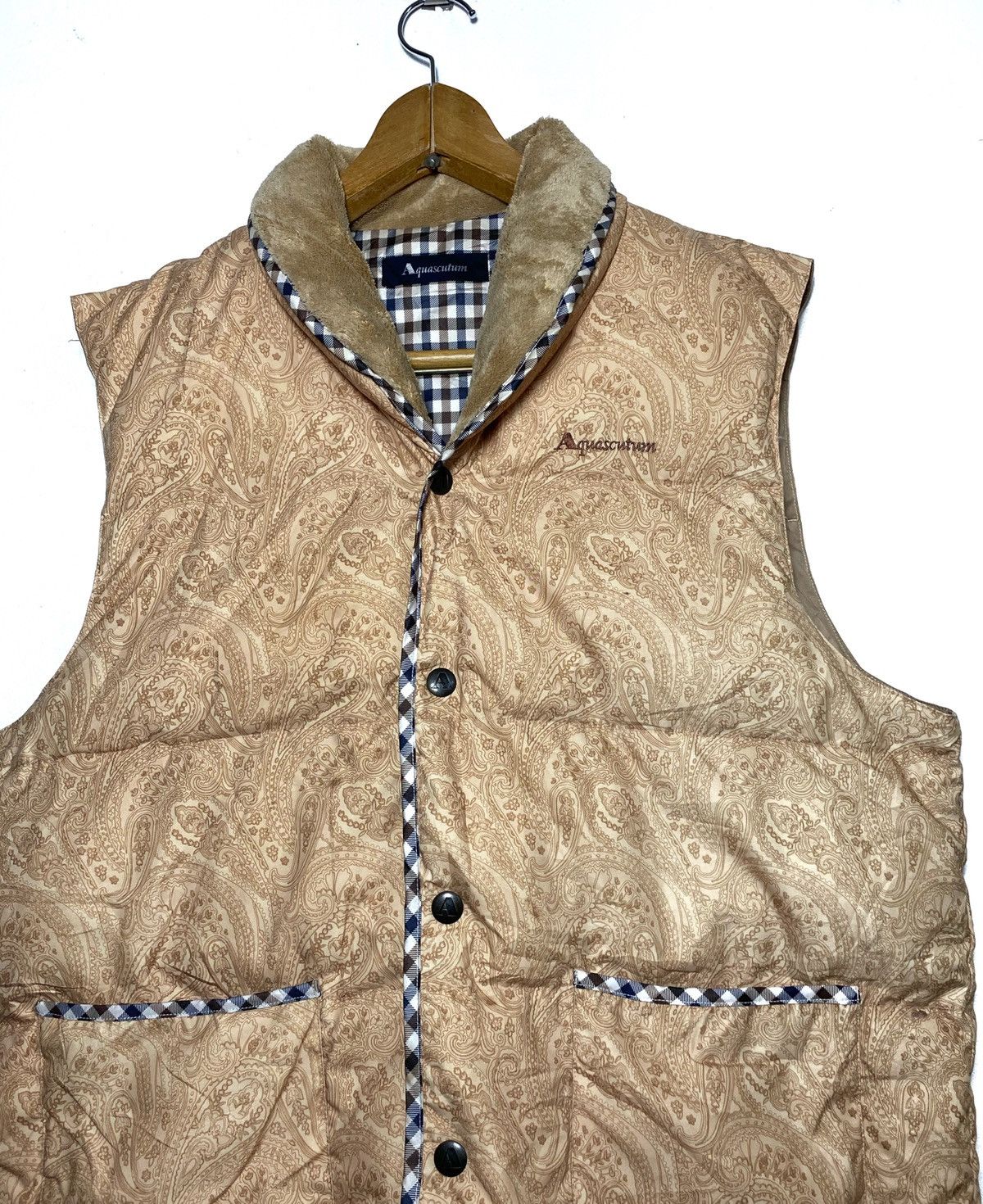 Aquascutum Aquascutum Paisley Puffer Vest Size US L / EU 52-54 / 3 - 2 Thumbnail