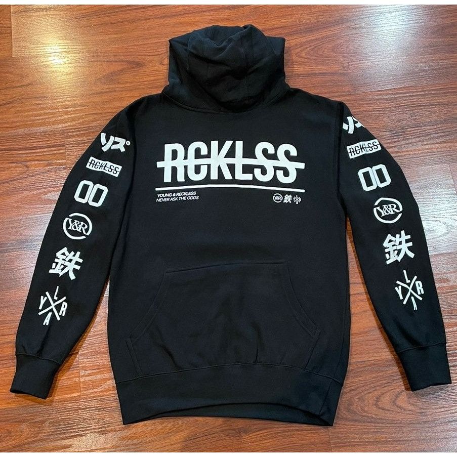 Young And Reckless YOUNG AND RECKLESS BLACK HOODIE SZ SMALL Grailed