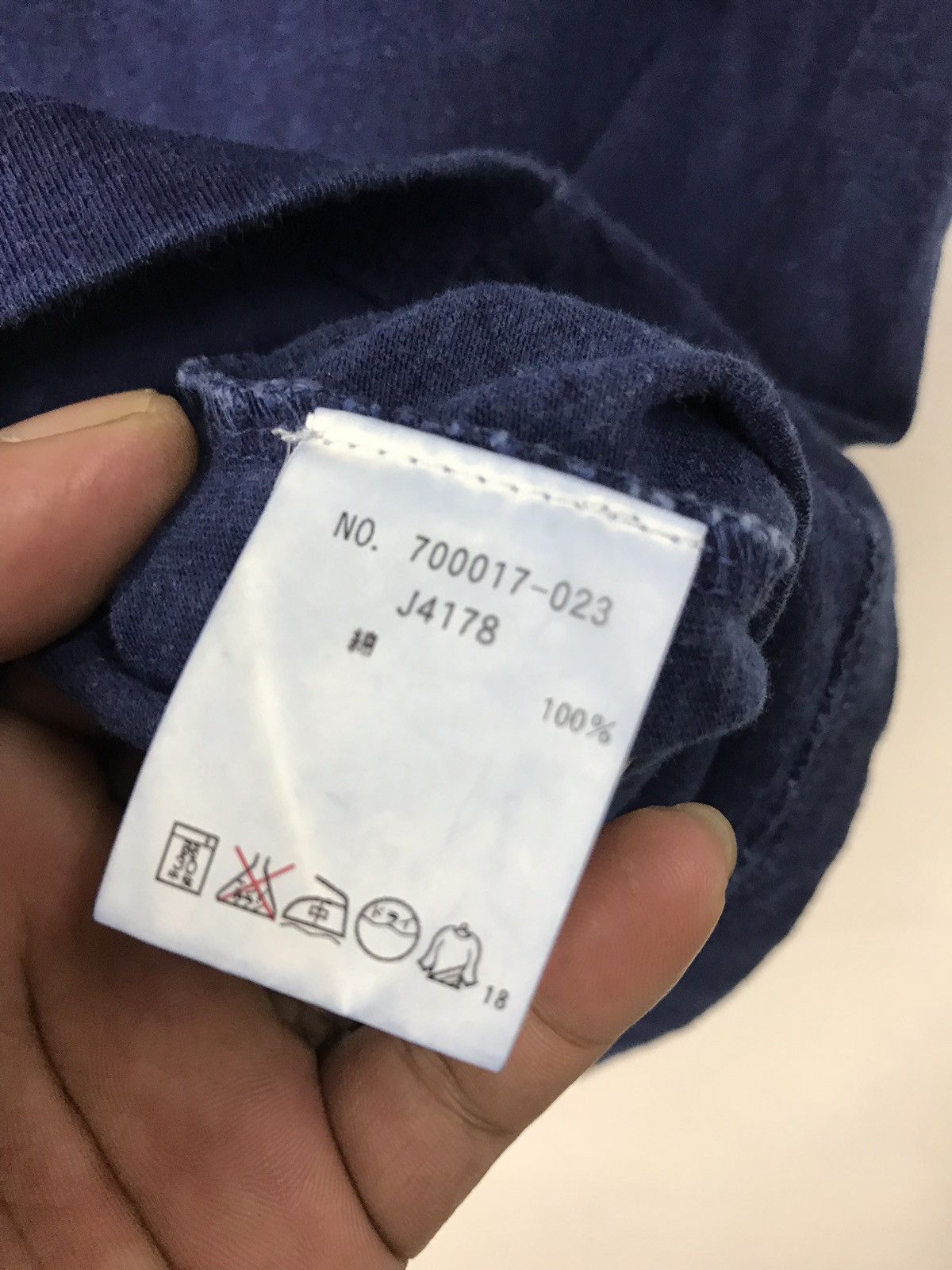 Blue Blue Japan Japanese Brand Blue Denim Tshirt Size US XL / EU 56 / 4 - 5 Thumbnail