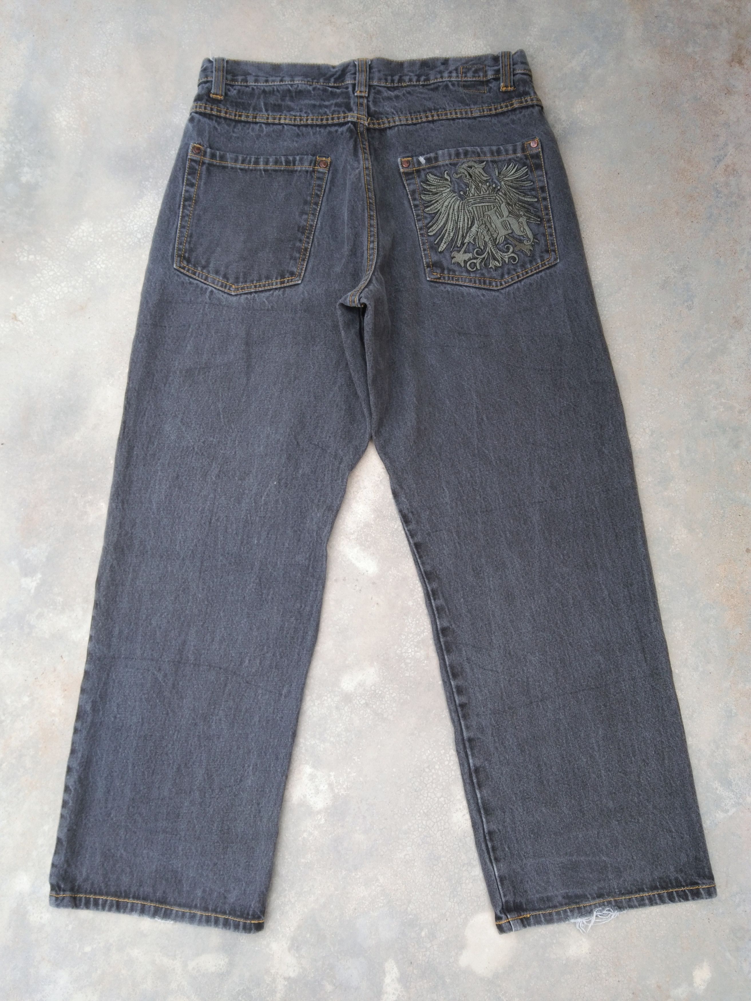 Karl Kani Vintage Karl Kani Loose Straight Baggy Jeans 33x30 Size US 33 - 1 Thumbnail