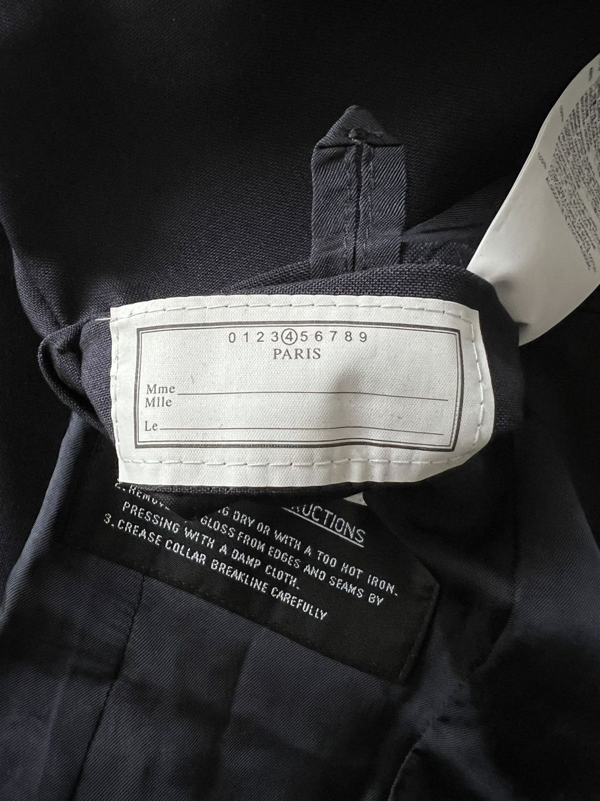 Maison Margiela FW19 Paneled wool and mohair-blend felt and woven blazer Size 40R - 10 Thumbnail