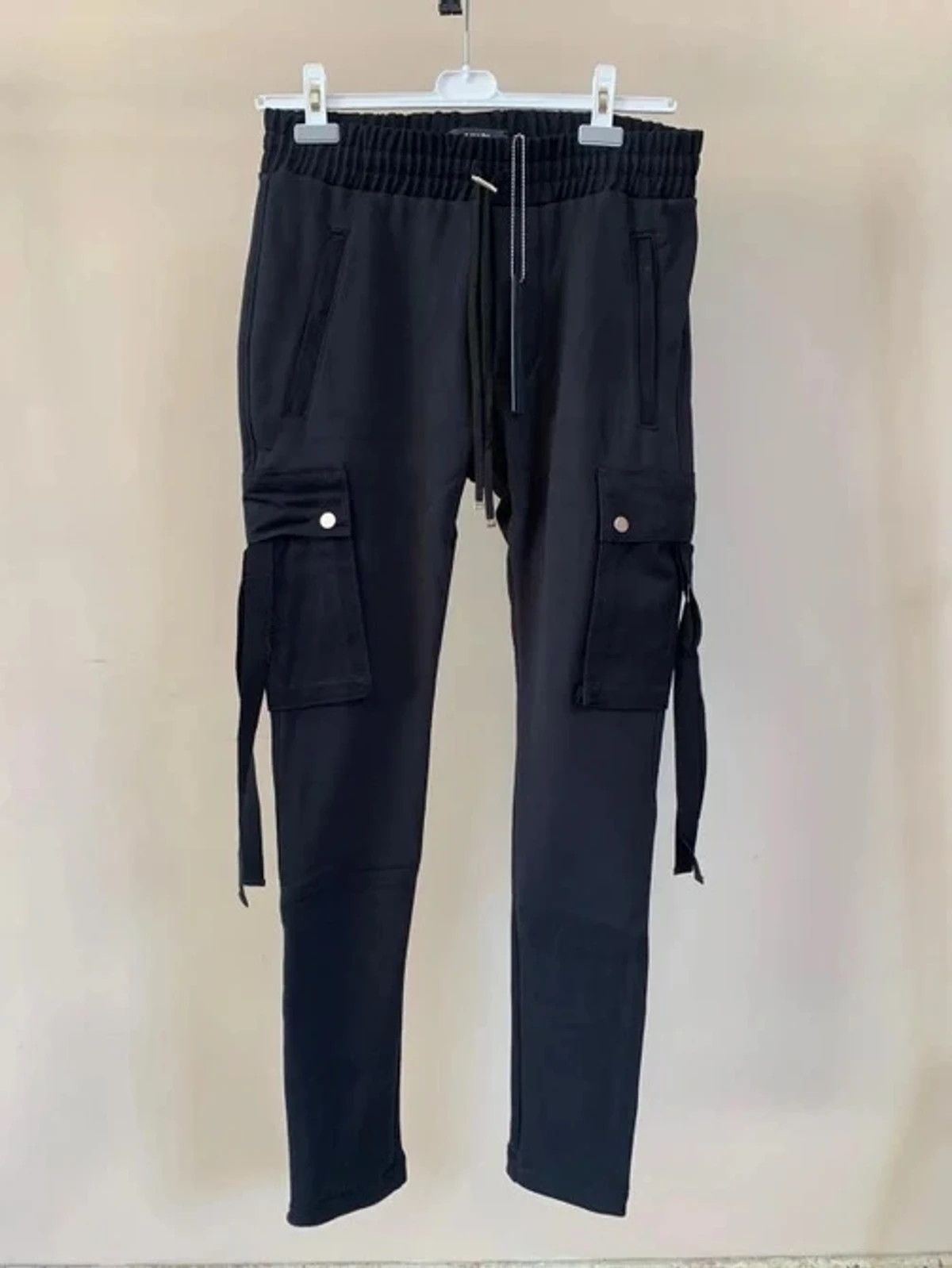 Pre-owned Amiri Cargo Sweat Pants In Black