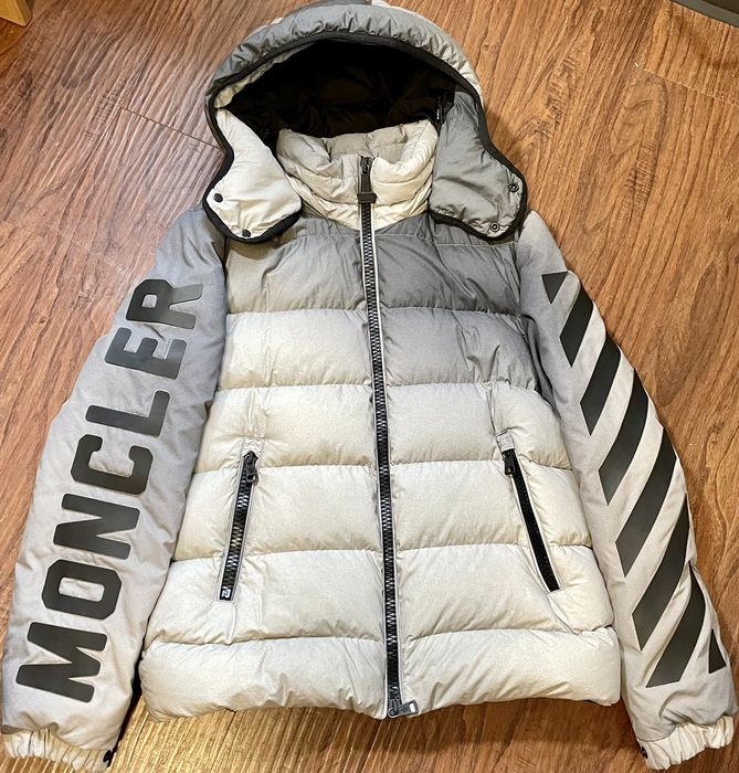 Moncler jacket off store white