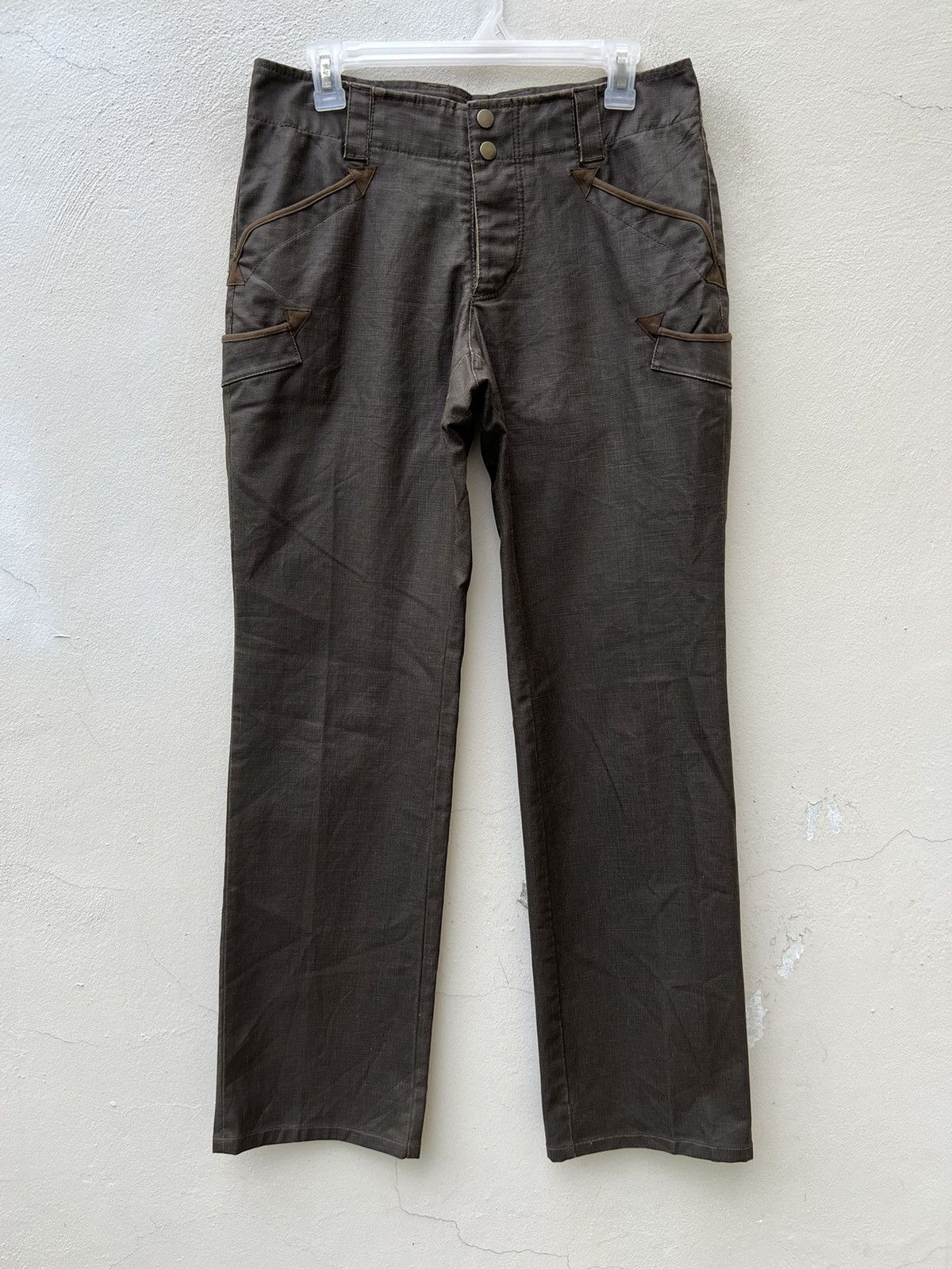 Matsuda Vintage MONSIEUR NICOLE Japan Waxed Westerner Pant Size US 30 / EU 46 - 3 Thumbnail