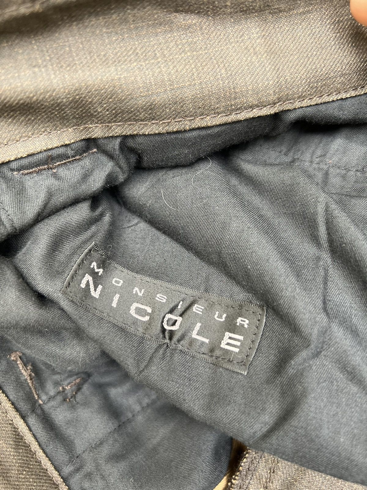 Matsuda Vintage MONSIEUR NICOLE Japan Waxed Westerner Pant Size US 30 / EU 46 - 17 Thumbnail