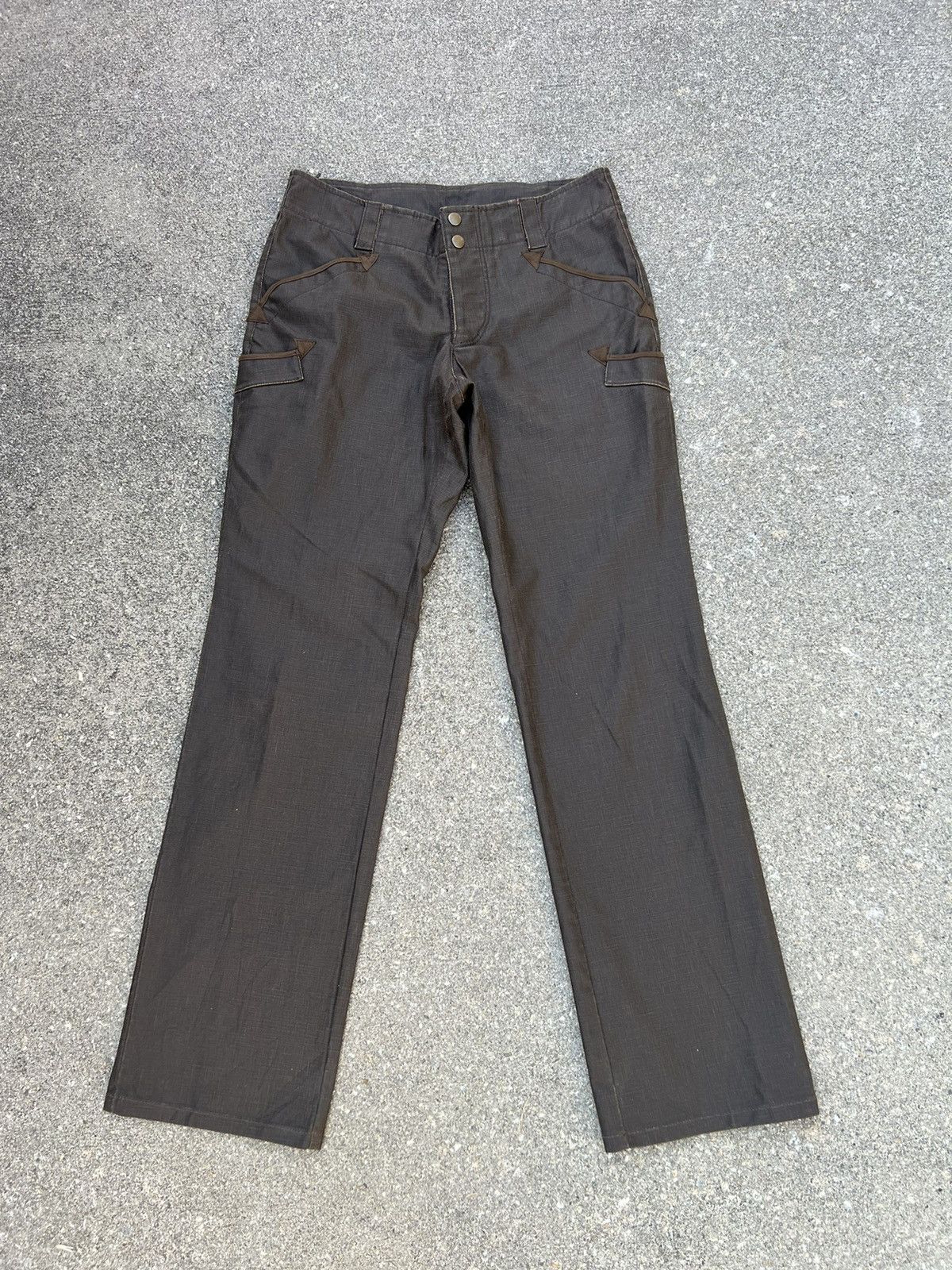 Matsuda Vintage MONSIEUR NICOLE Japan Waxed Westerner Pant Size US 30 / EU 46 - 1 Thumbnail