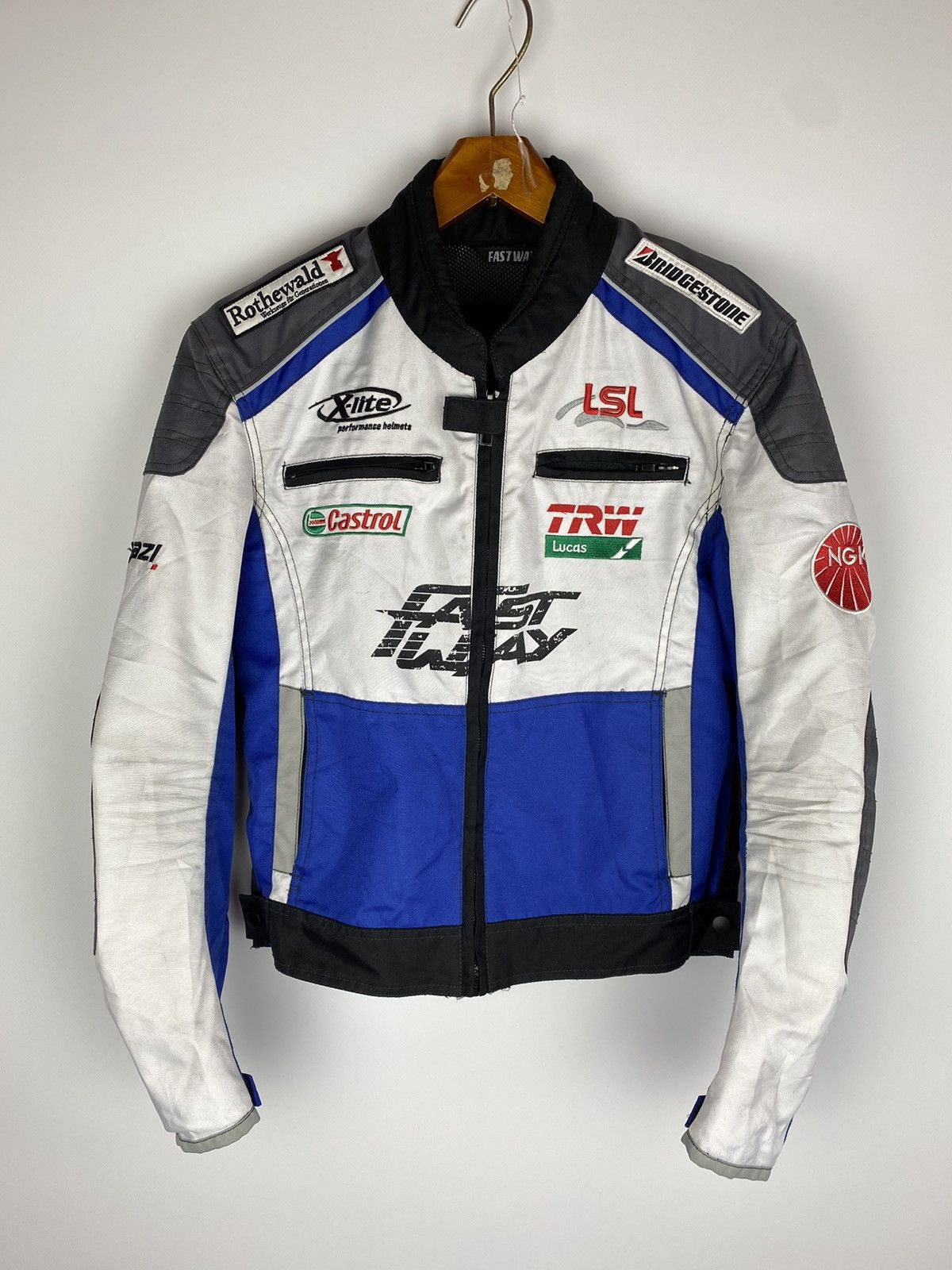 FAST WAY MOTORCYCLE JACKET sz XS