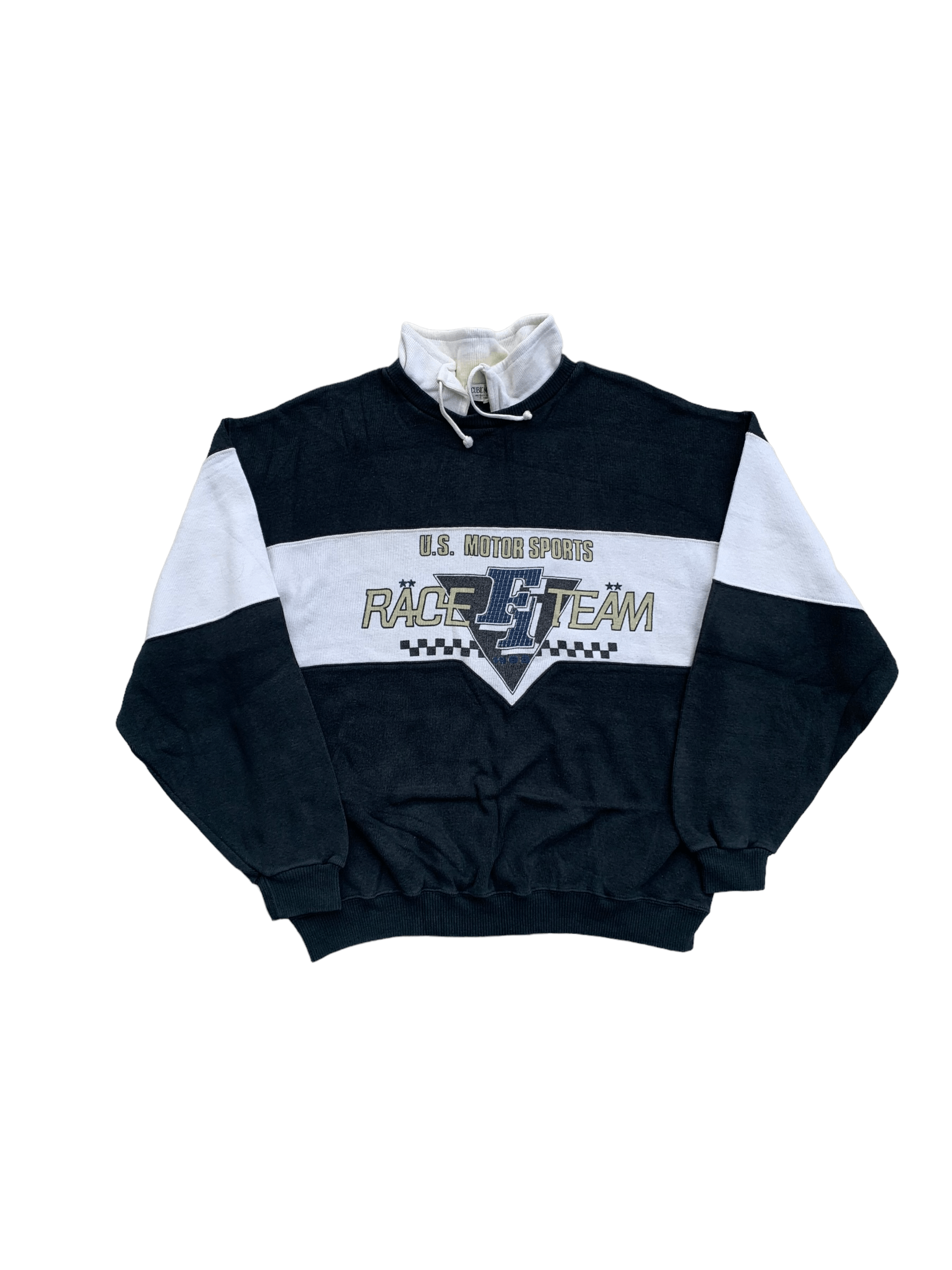 Japanese Brand Vintage Cubic US Motorsports F1 Race Team Logo Sweatshirt Size US M / EU 48-50 / 2 - 1 Thumbnail