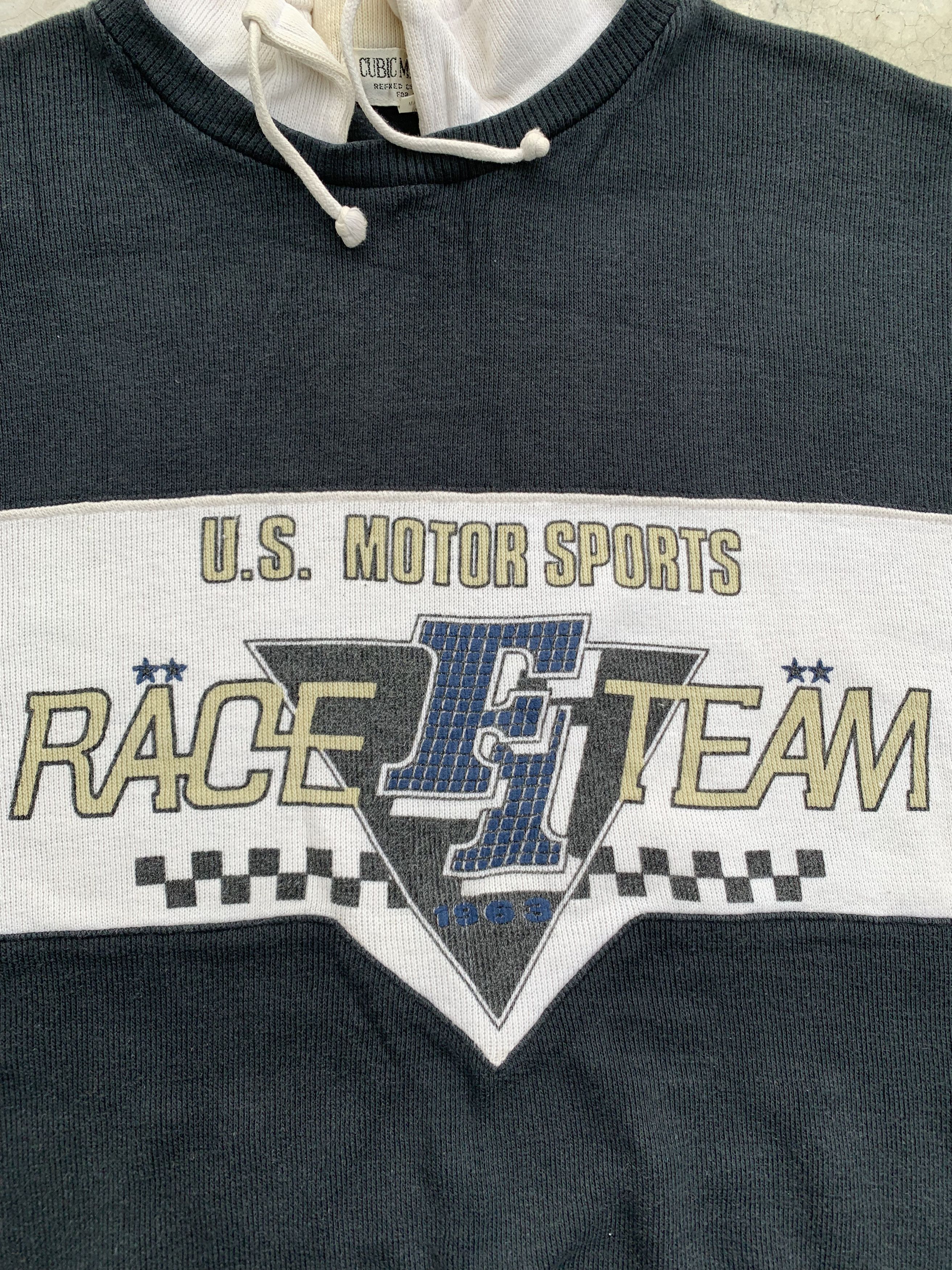 Japanese Brand Vintage Cubic US Motorsports F1 Race Team Logo Sweatshirt Size US M / EU 48-50 / 2 - 5 Thumbnail