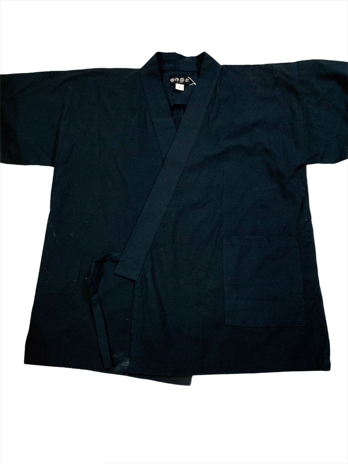 Japanese Brand × Komono Minimal Japanese Brand Black Plain Cardigan Kimono Size US M / EU 48-50 / 2 - 1 Thumbnail