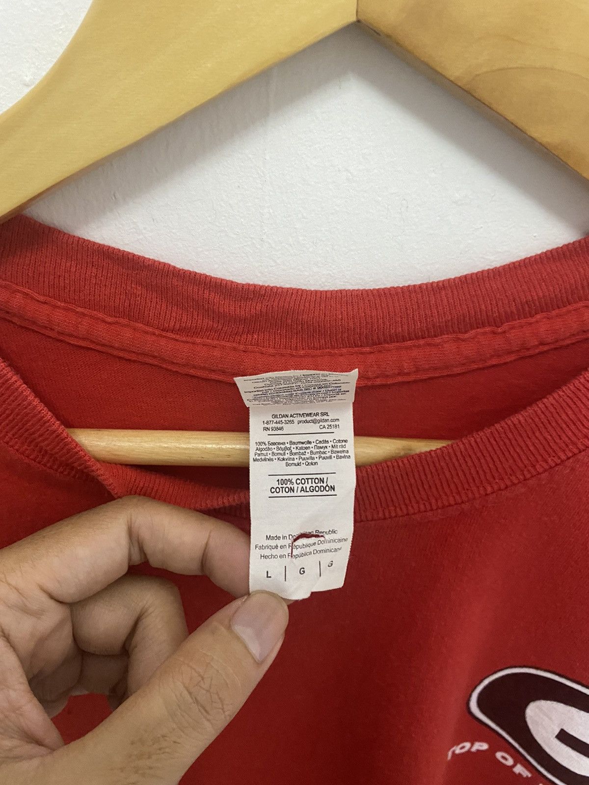 Section 8 × Vintage Vintage Food Chain Overprint T-Shirt Size US L / EU 52-54 / 3 - 4 Thumbnail