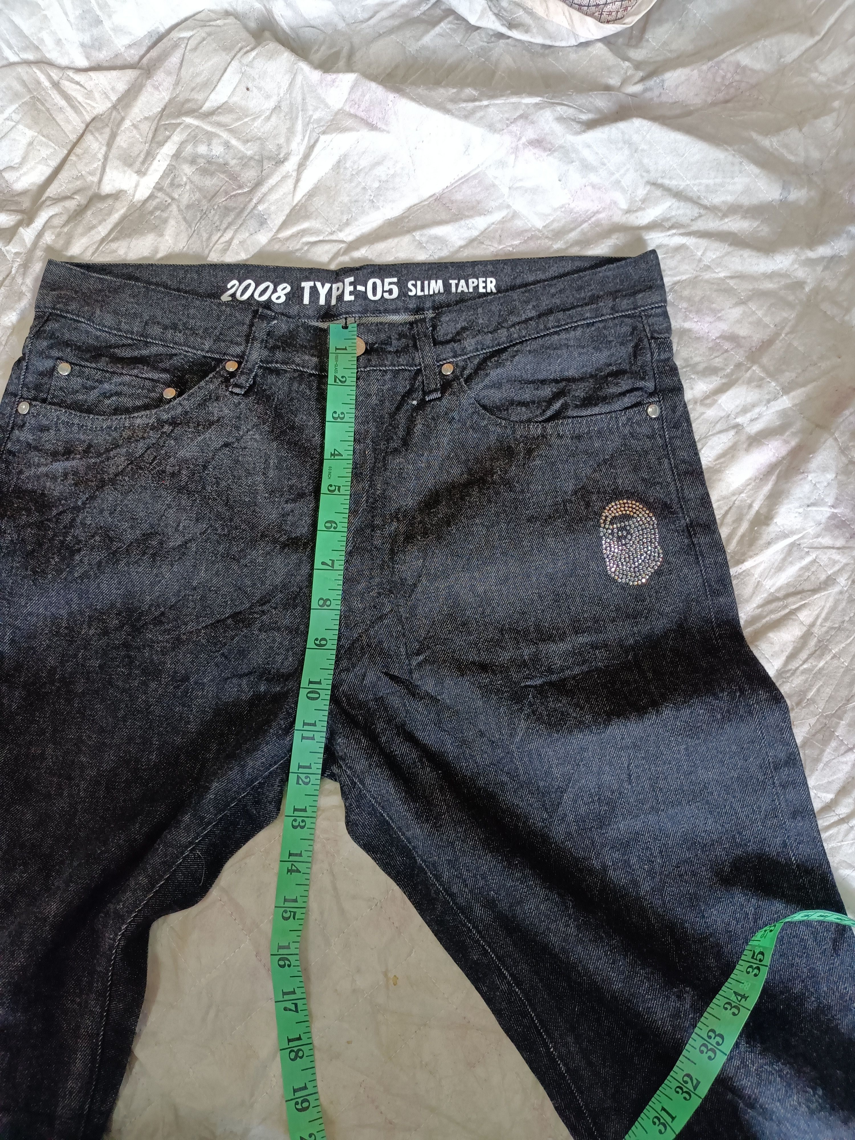 Bape Swaroski 2008 Type-05 Slim Taper Denim Size US 34 / EU 50 - 15 Thumbnail