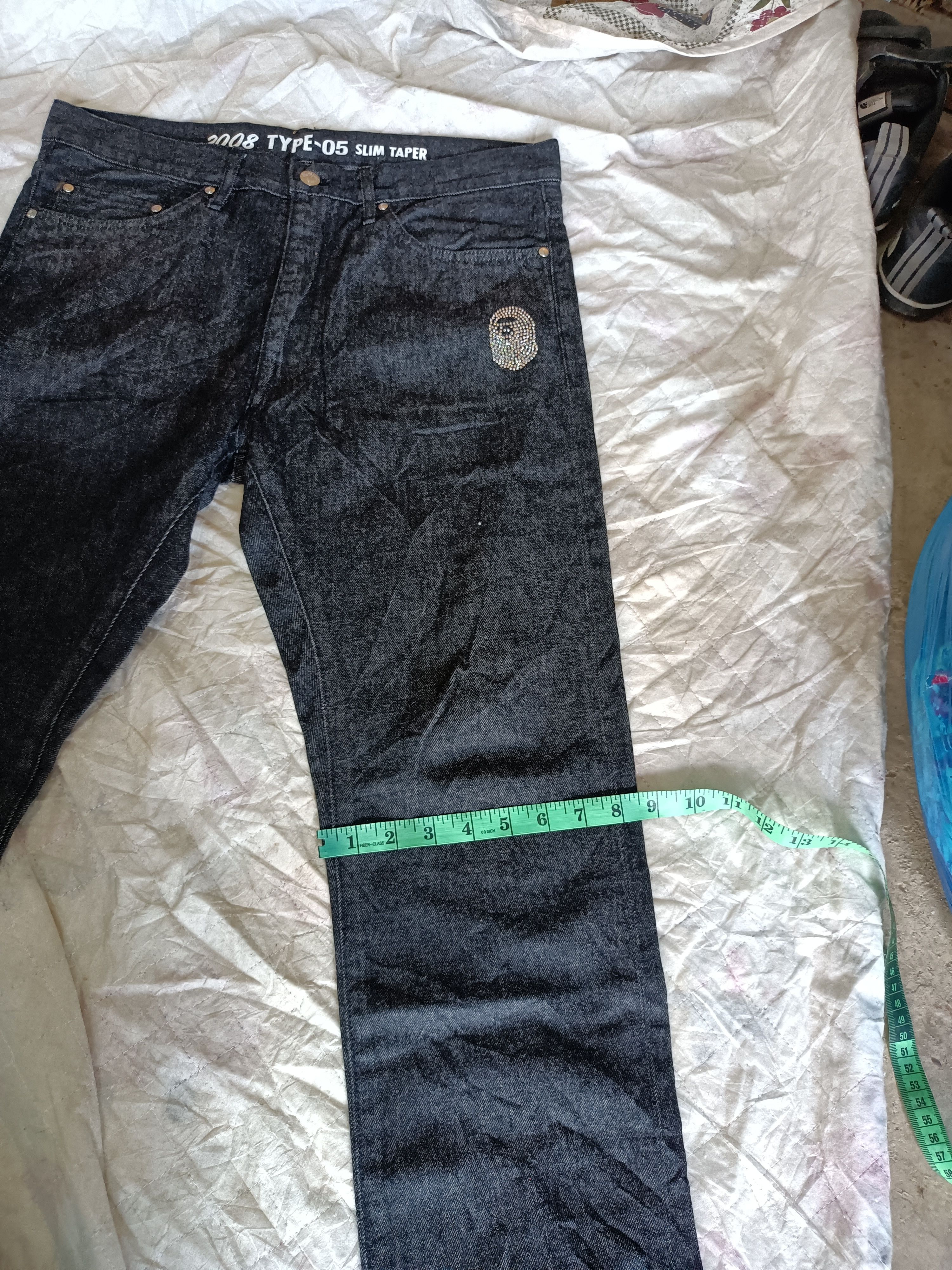 Bape Swaroski 2008 Type-05 Slim Taper Denim Size US 34 / EU 50 - 17 Thumbnail