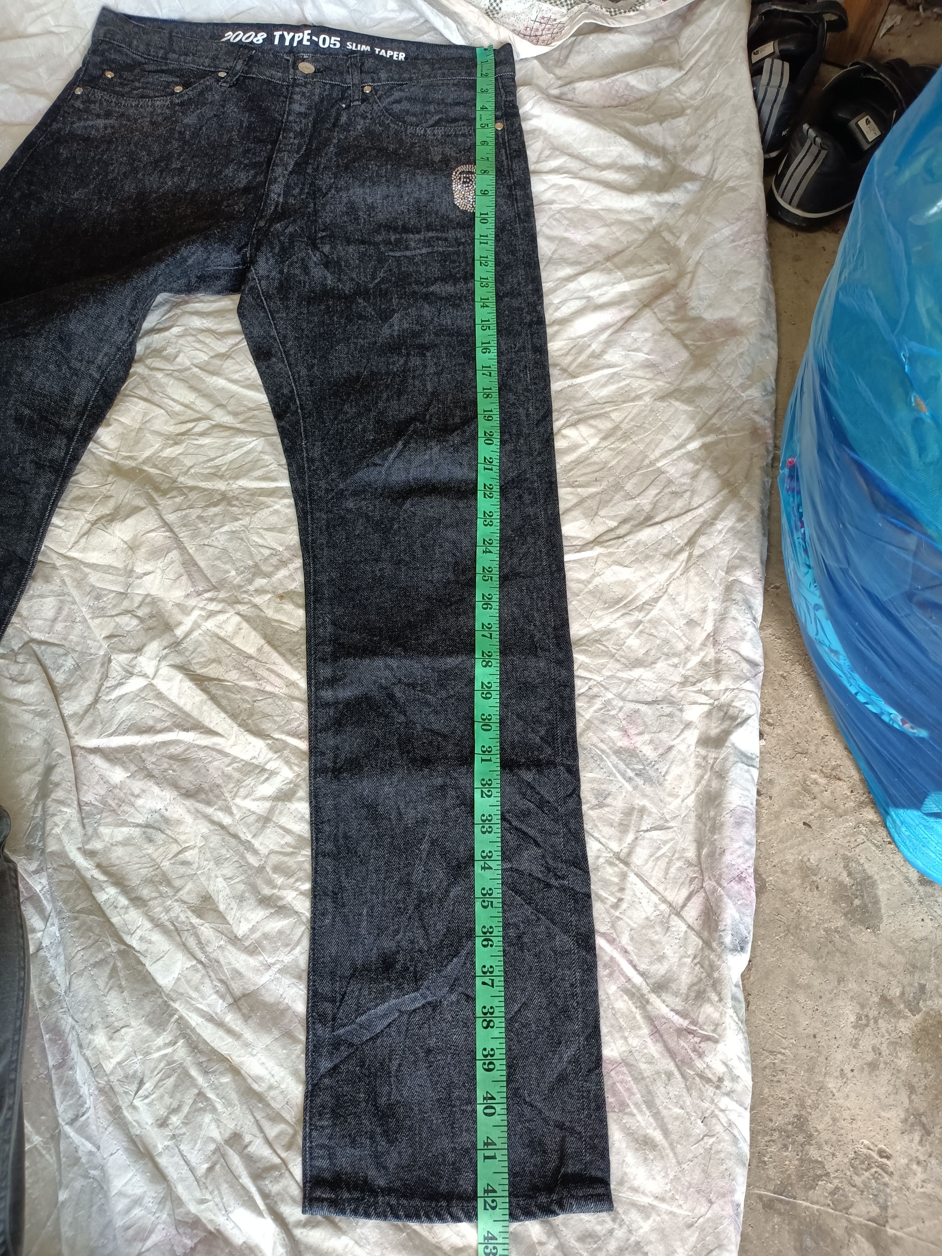 Bape Swaroski 2008 Type-05 Slim Taper Denim Size US 34 / EU 50 - 18 Thumbnail