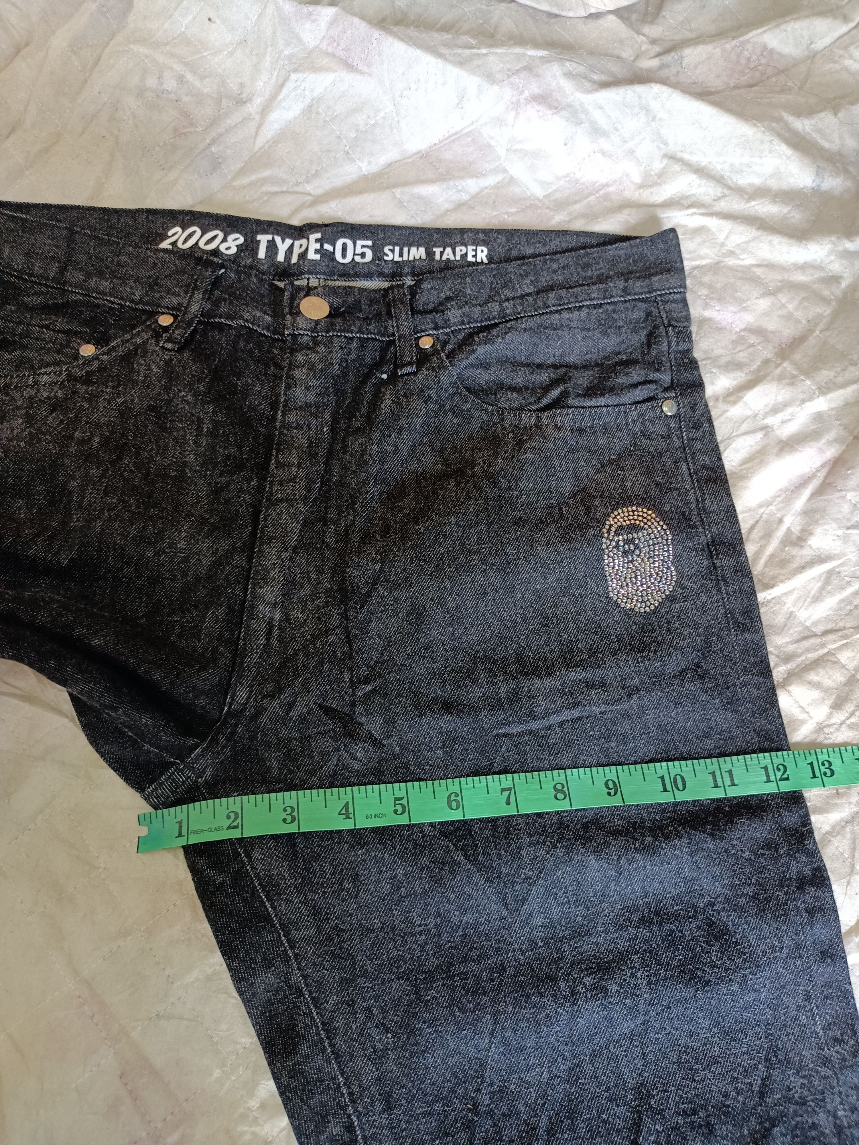 Bape Swaroski 2008 Type-05 Slim Taper Denim Size US 34 / EU 50 - 16 Thumbnail