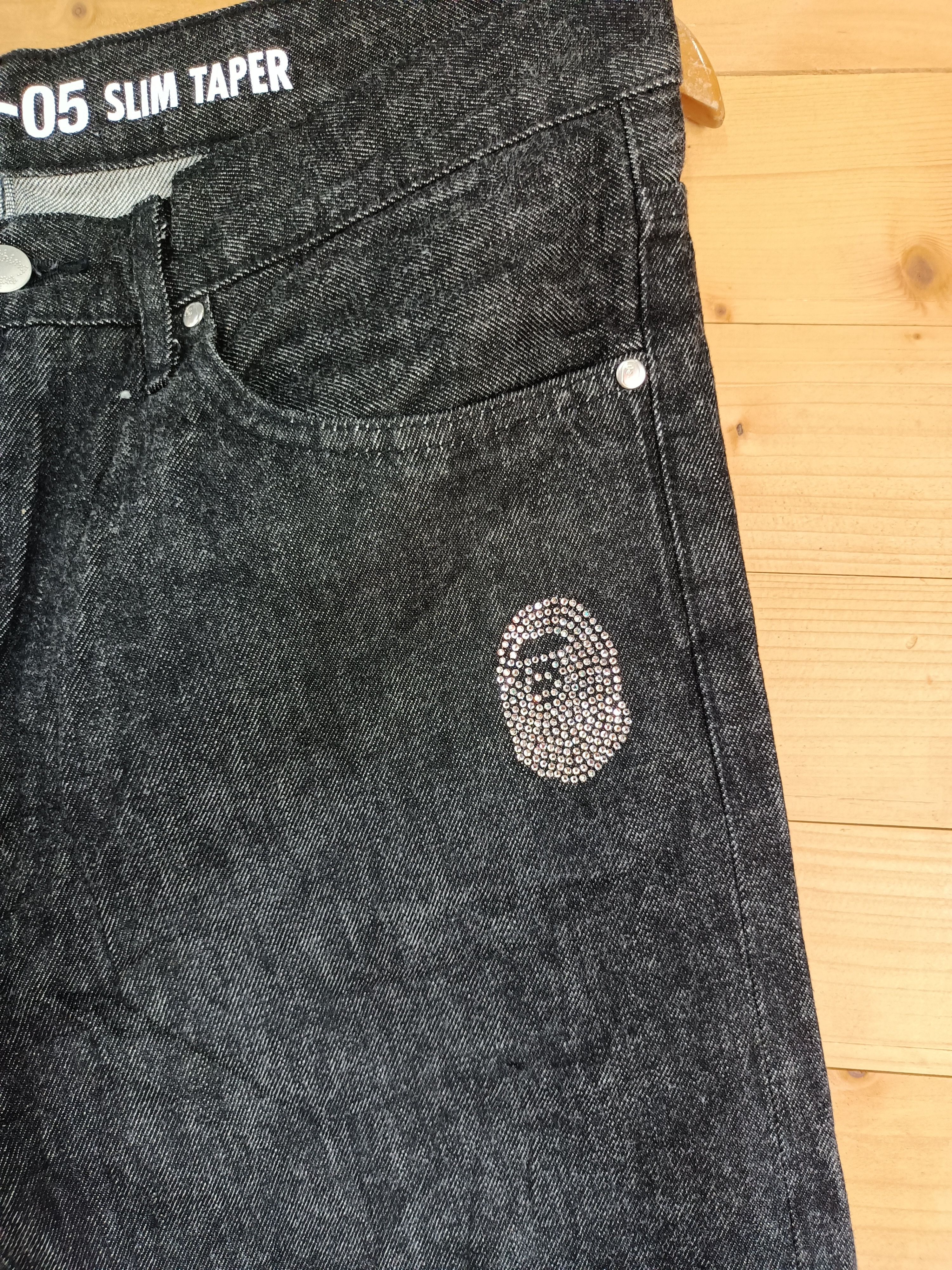 Bape Swaroski 2008 Type-05 Slim Taper Denim Size US 34 / EU 50 - 4 Thumbnail