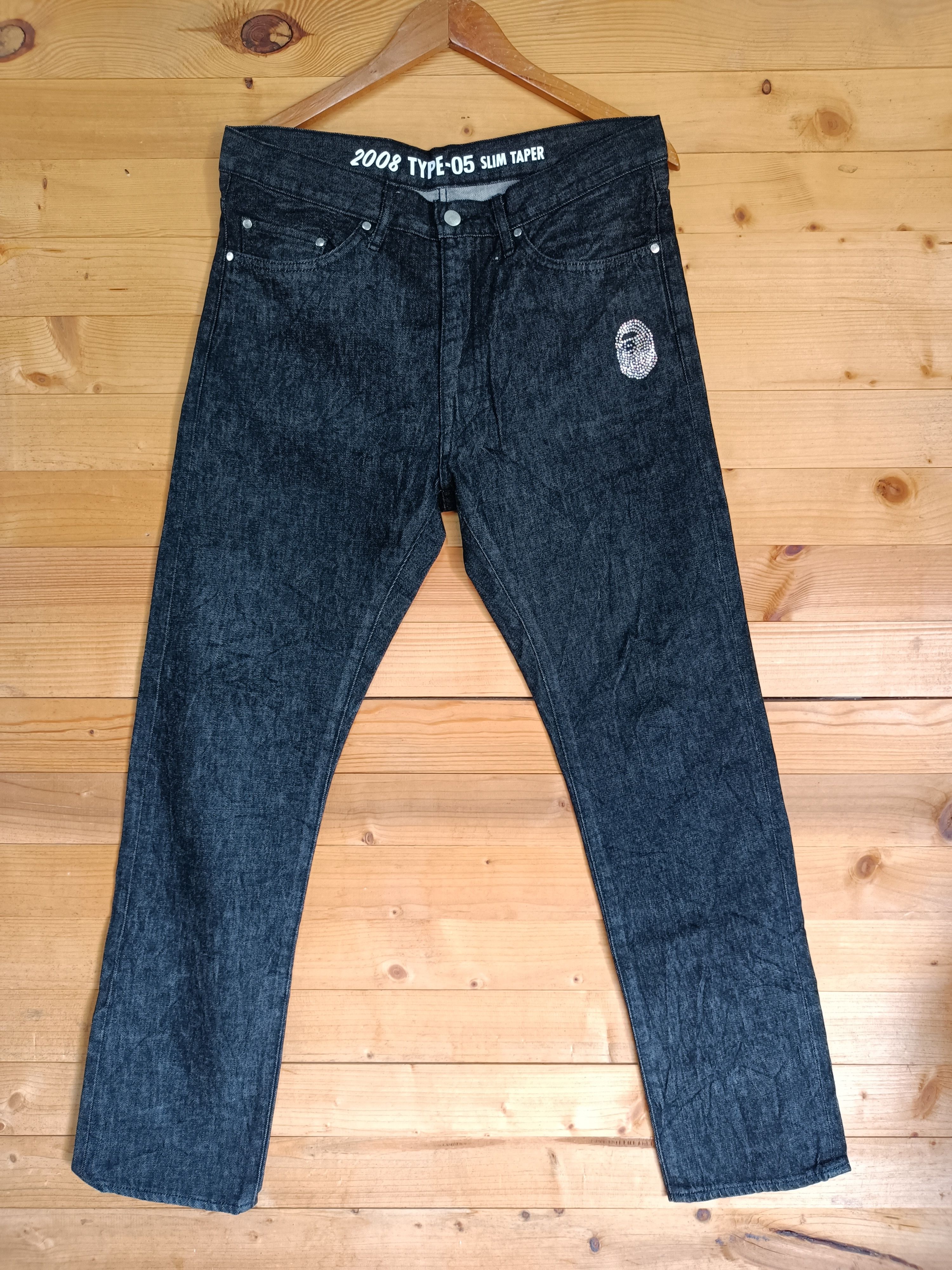 Bape Swaroski 2008 Type-05 Slim Taper Denim Size US 34 / EU 50 - 1 Thumbnail