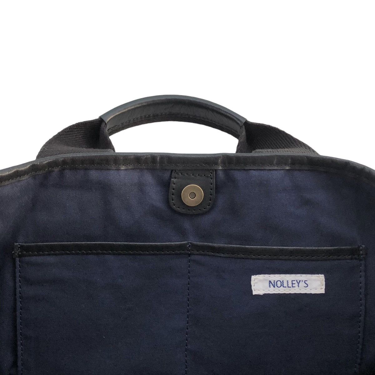 Harris Tweed Harris Tweed X Nolley's Hand Leather Tote Bag Size ONE SIZE - 8 Thumbnail