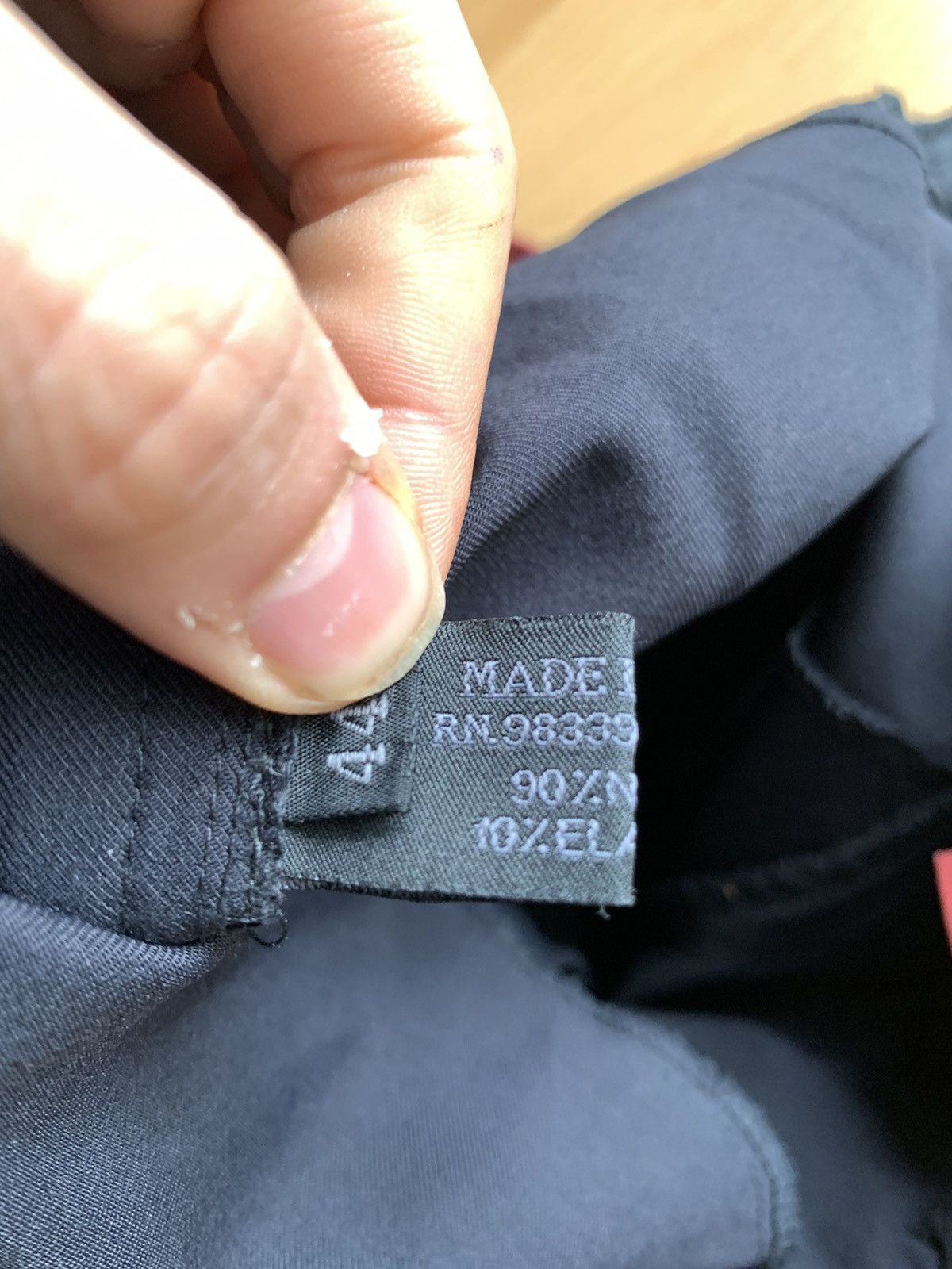 Prada AW99 velcro sport navy tab pants Size US 28 / EU 44 - 8 Thumbnail