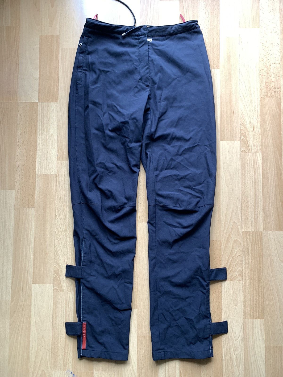 Prada AW99 velcro sport navy tab pants Size US 28 / EU 44 - 4 Thumbnail