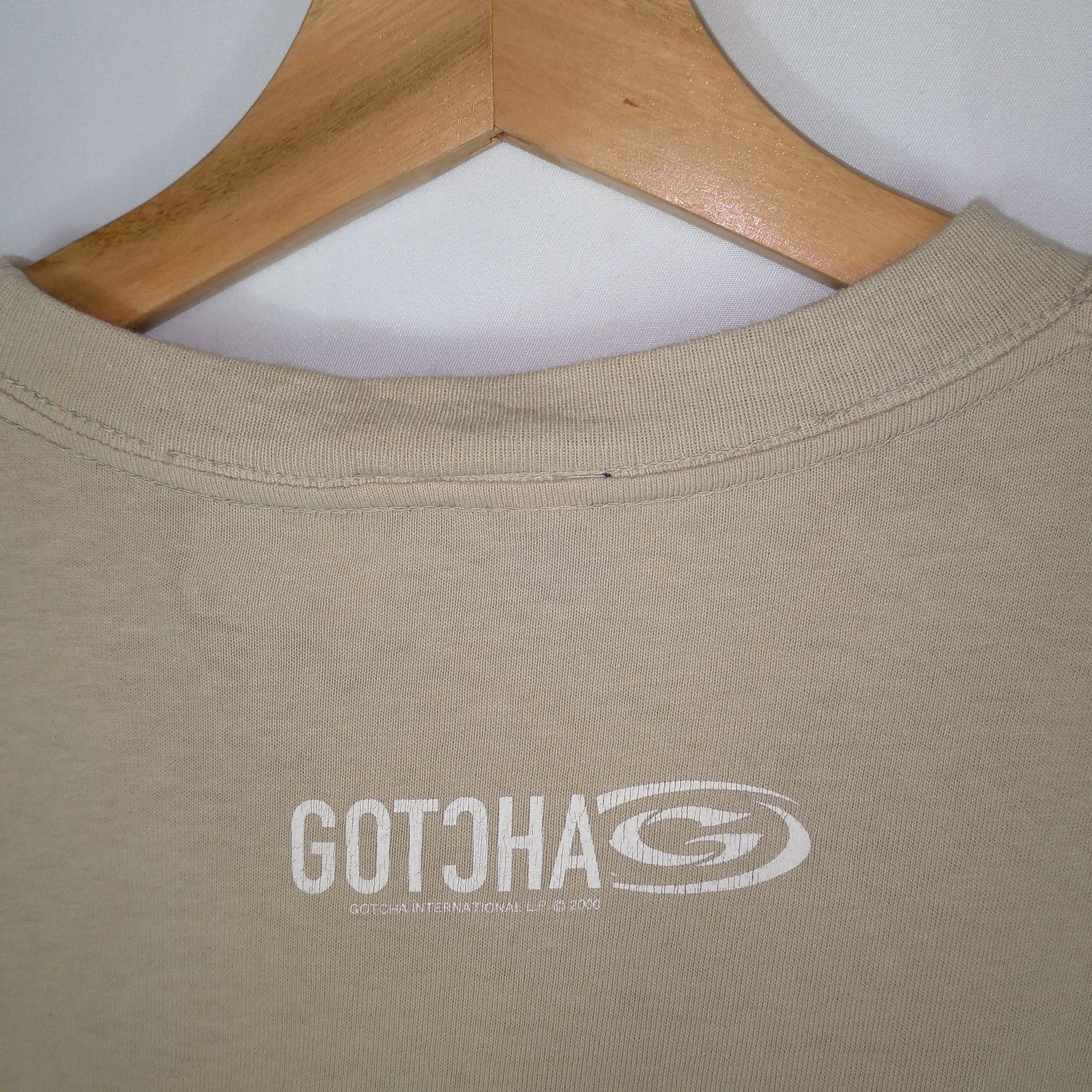 Gotcha × Vintage Vintage Gotcha Spellout Surf T Shirt Size US M / EU 48-50 / 2 - 7 Thumbnail