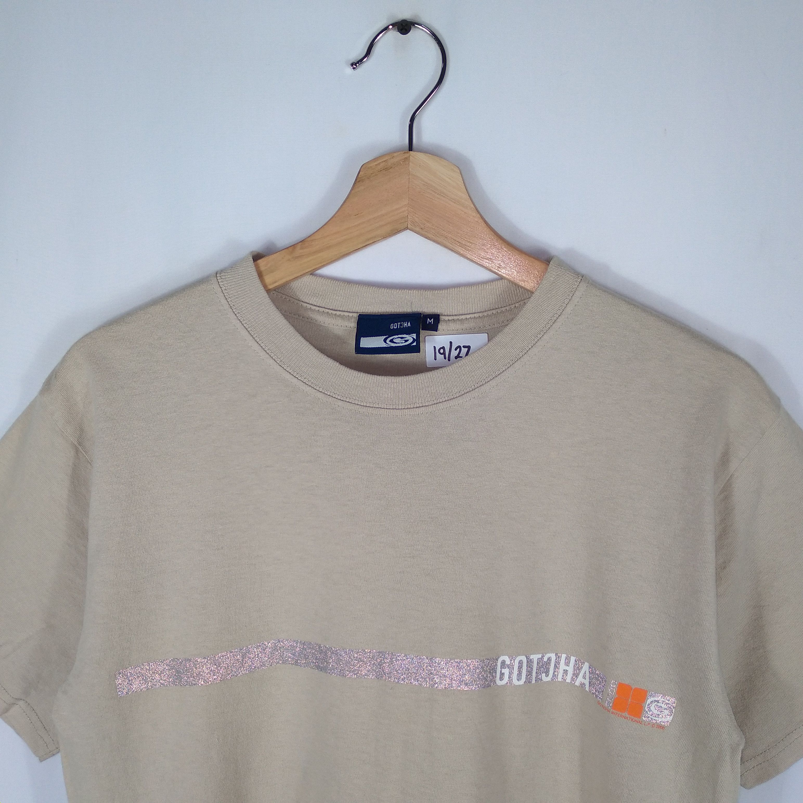 Gotcha × Vintage Vintage Gotcha Spellout Surf T Shirt Size US M / EU 48-50 / 2 - 2 Thumbnail