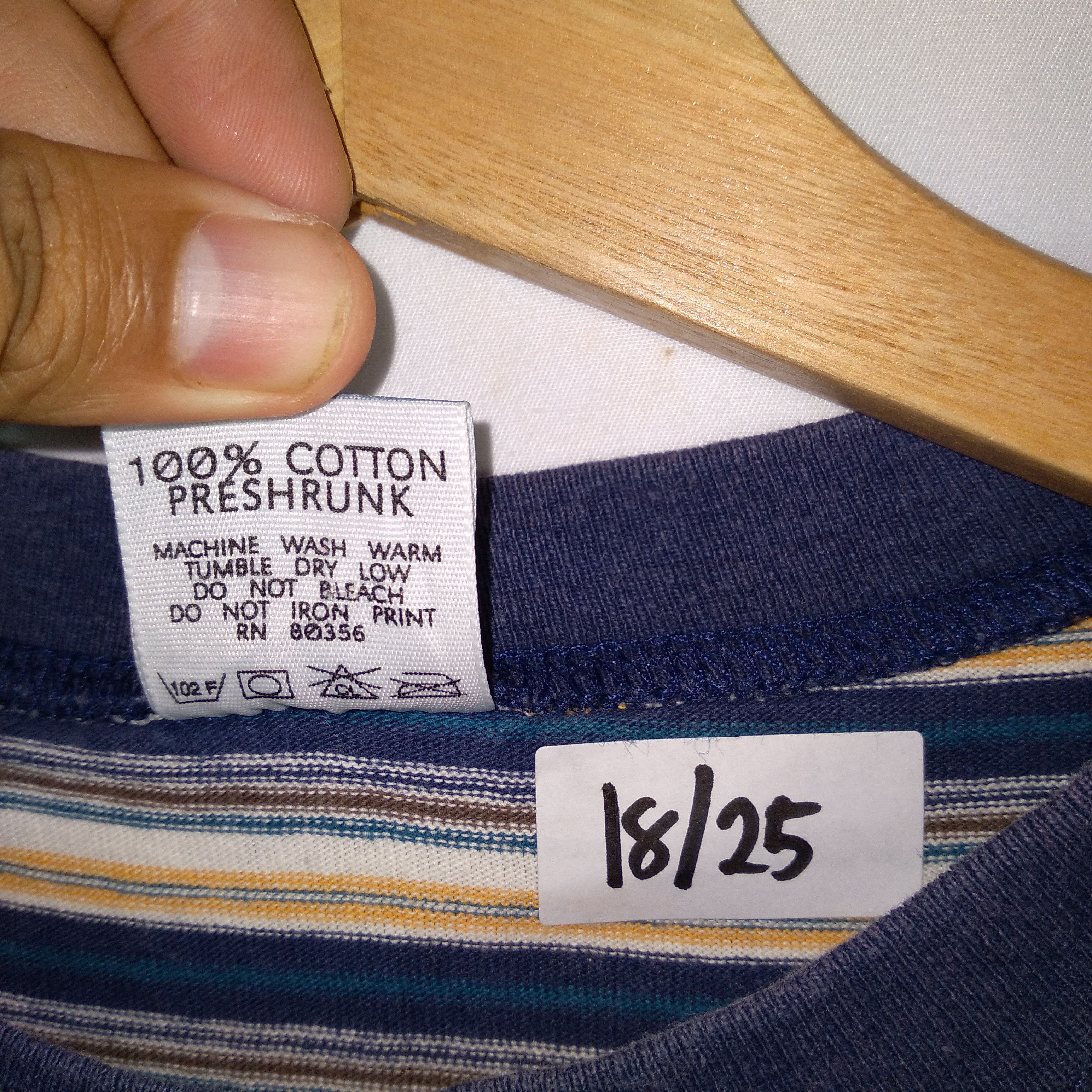 Gotcha × Vintage Vintage 90s Gotcha Classic Nice Stripes Tee Size US S / EU 44-46 / 1 - 9 Thumbnail