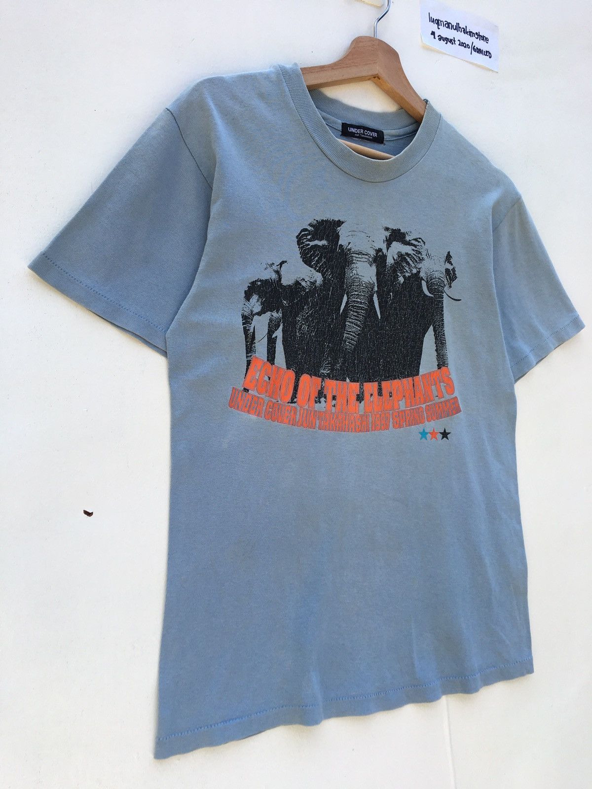 Jun Takahashi Vintage Undercover 97SS "Echo Of The Elephants" Tee Size US M / EU 48-50 / 2 - 2 Thumbnail