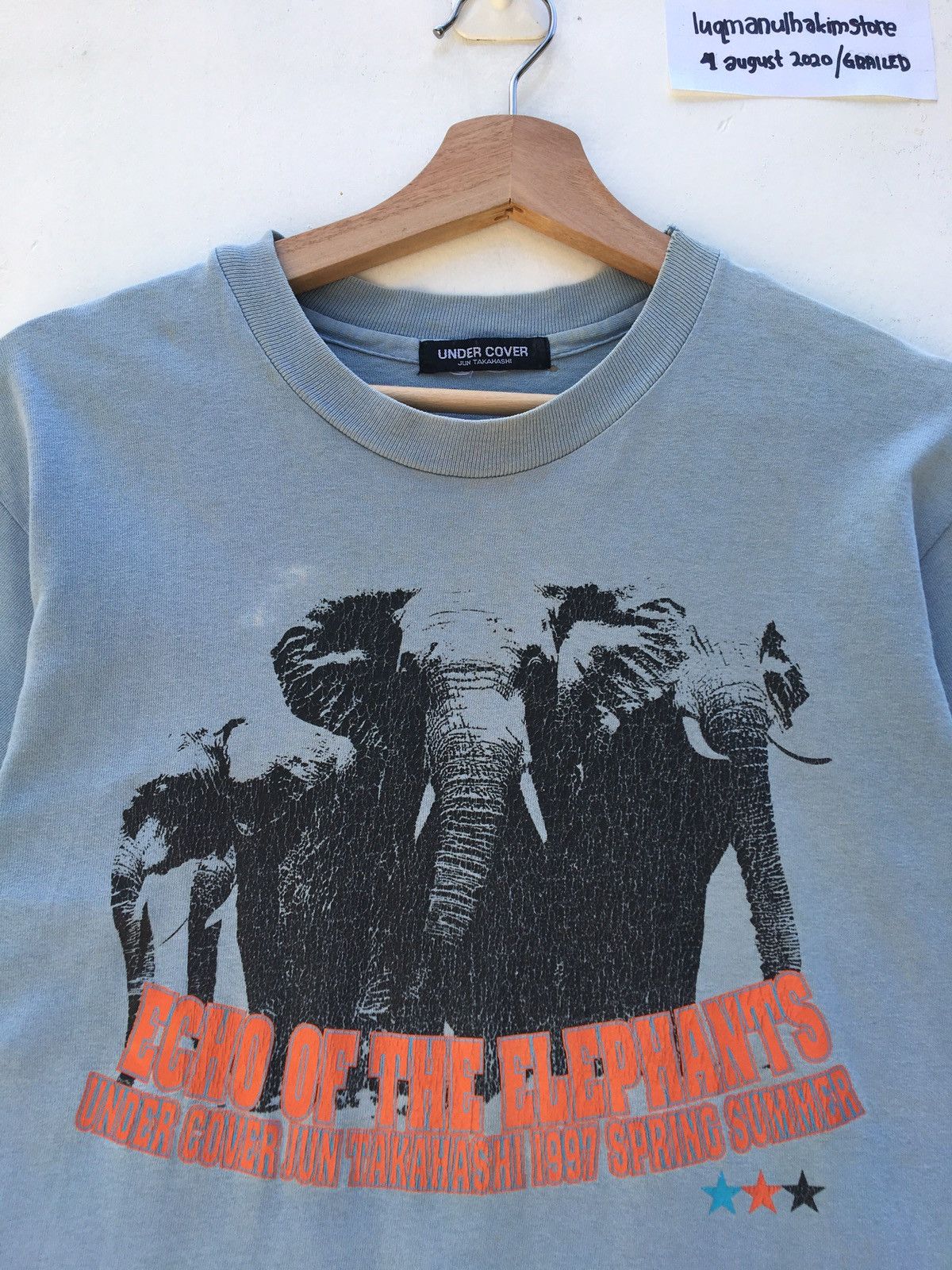 Jun Takahashi Vintage Undercover 97SS "Echo Of The Elephants" Tee Size US M / EU 48-50 / 2 - 5 Thumbnail