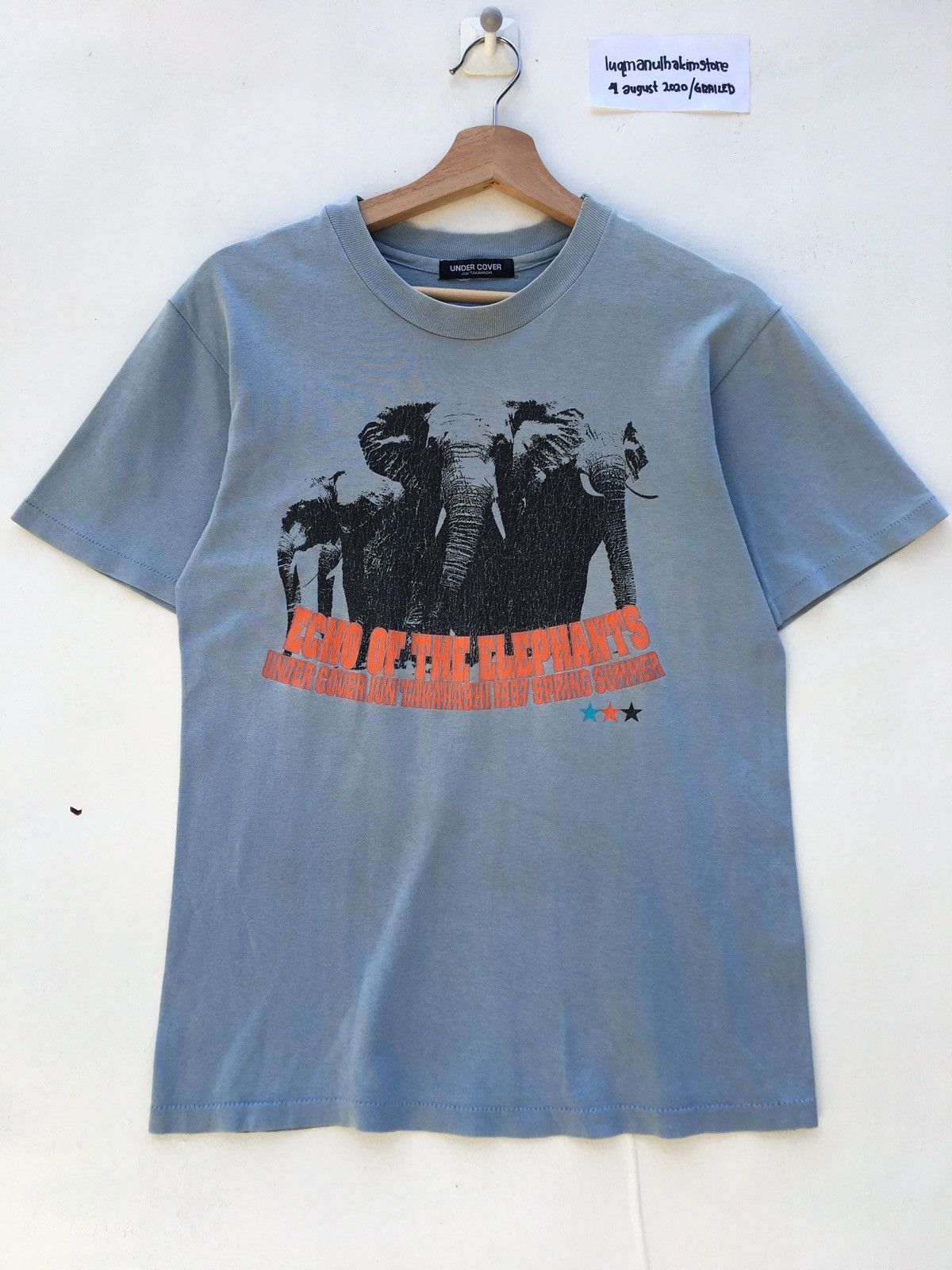 Jun Takahashi Vintage Undercover 97SS "Echo Of The Elephants" Tee Size US M / EU 48-50 / 2 - 1 Thumbnail