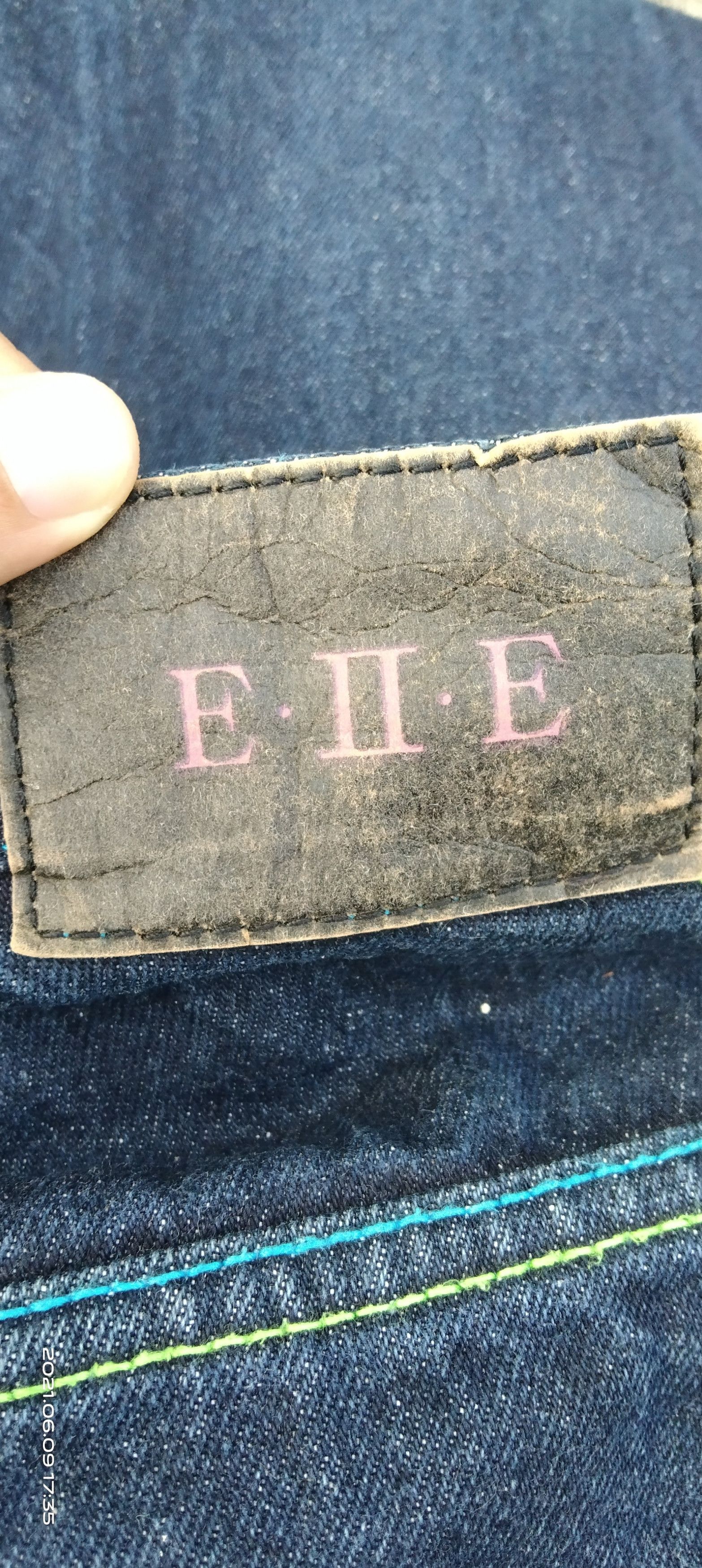 Japanese Brand DISTRESSED BAGGY HIP HOP STREETWEAR FASHION E.II.E PANTS Size US 31 - 11 Thumbnail