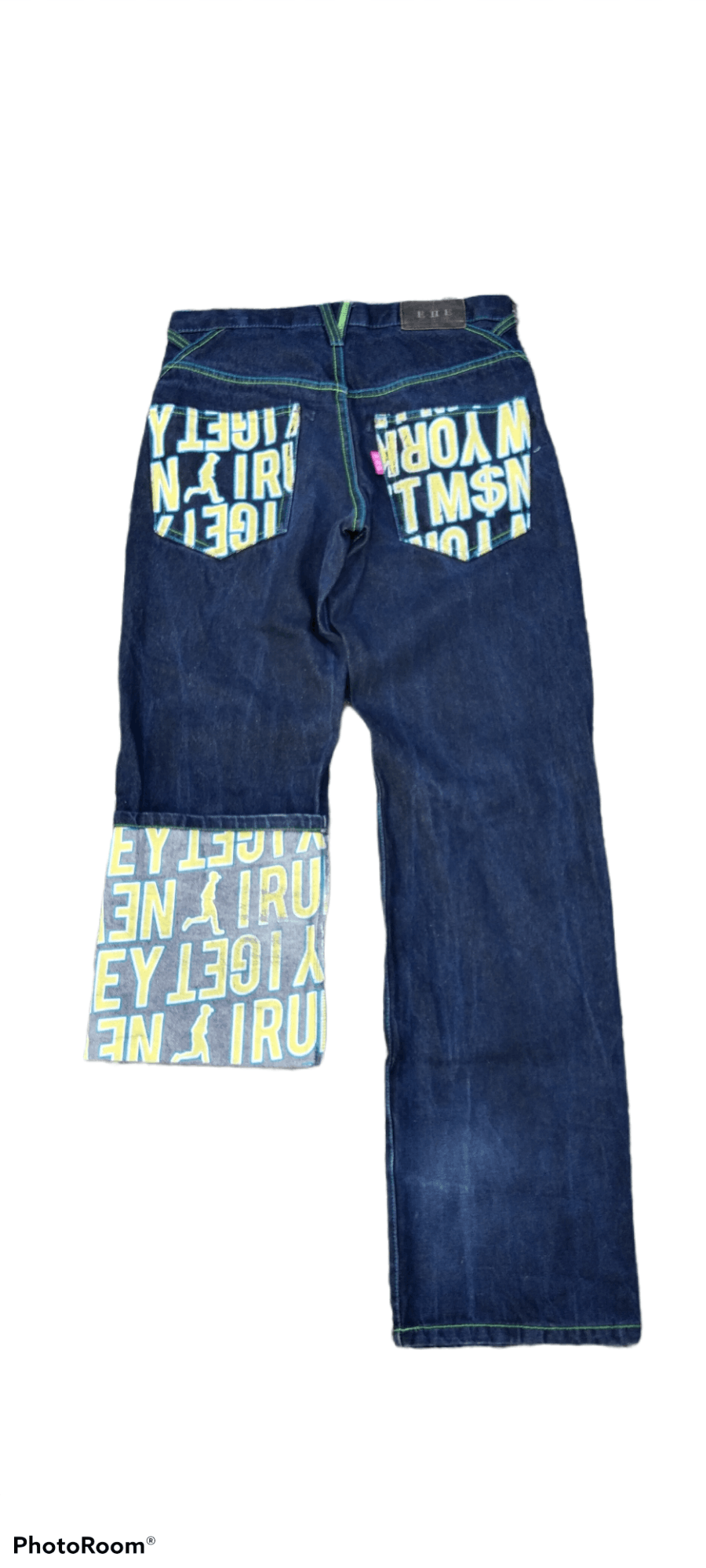 Japanese Brand DISTRESSED BAGGY HIP HOP STREETWEAR FASHION E.II.E PANTS Size US 31 - 1 Thumbnail