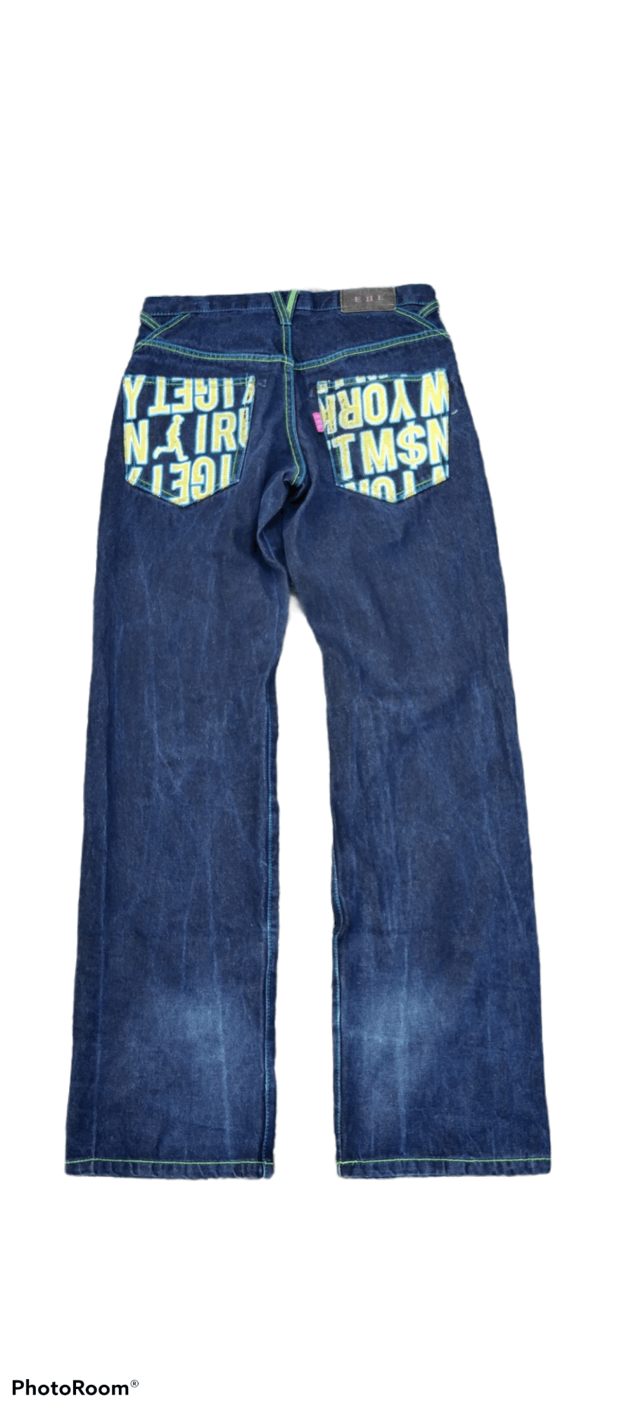 Japanese Brand DISTRESSED BAGGY HIP HOP STREETWEAR FASHION E.II.E PANTS Size US 31 - 3 Thumbnail