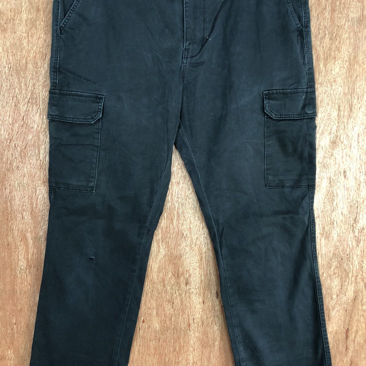 Japanese Brand D Japan Dark Blue Multipocket Cargo Pants #2153 Size US 30 / EU 46 - 4 Thumbnail