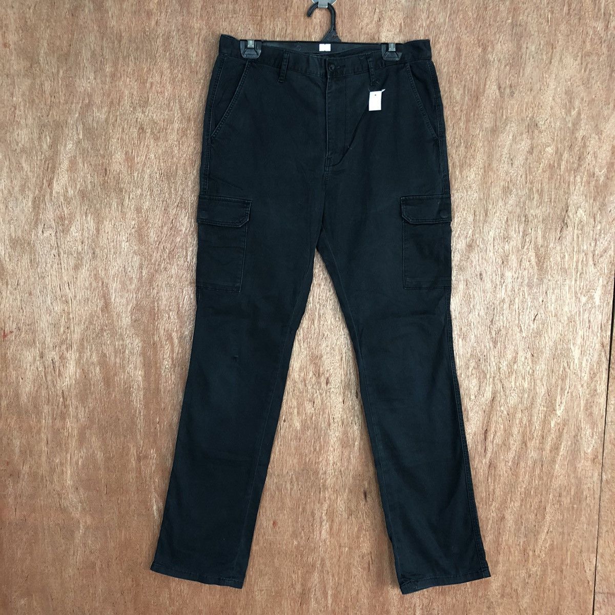 Japanese Brand D Japan Dark Blue Multipocket Cargo Pants #2153 Size US 30 / EU 46 - 1 Thumbnail