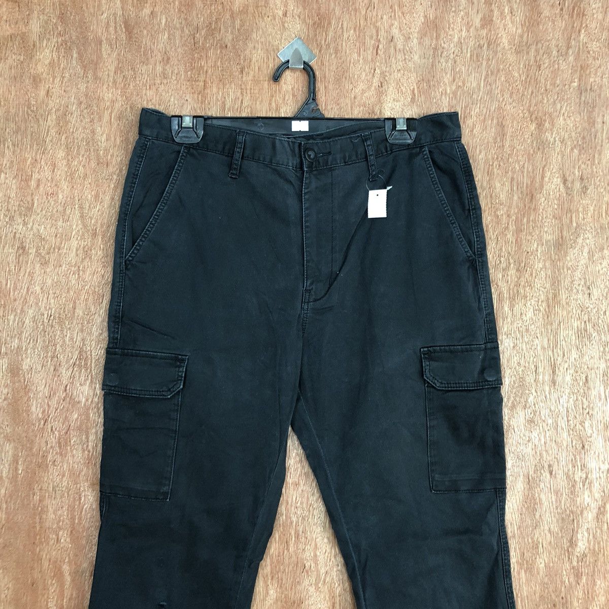 Japanese Brand D Japan Dark Blue Multipocket Cargo Pants #2153 Size US 30 / EU 46 - 2 Thumbnail