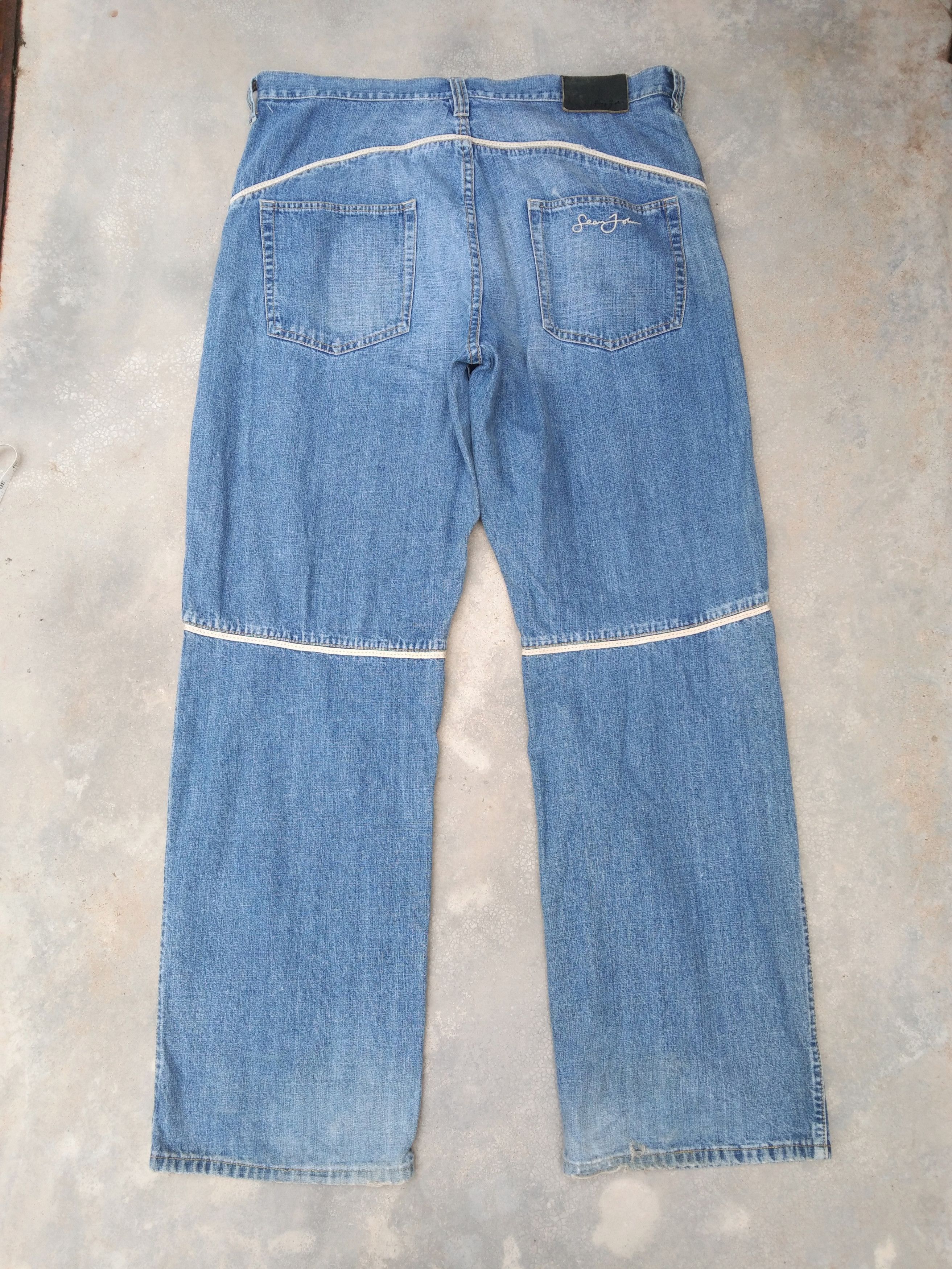 Sean John Vintage Sean John Baggy Jeans 35x32 Size US 35 - 2 Thumbnail