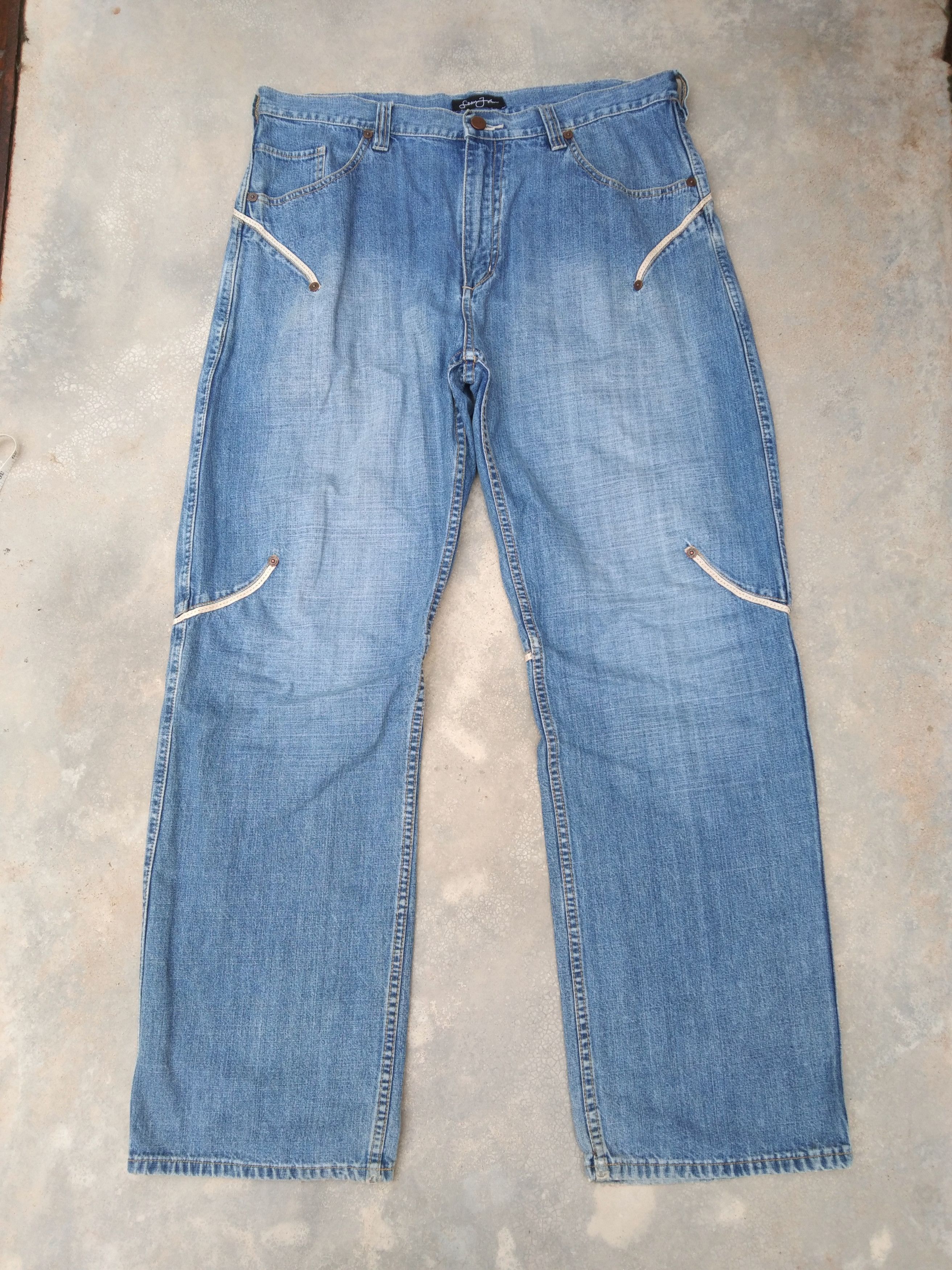 Sean John Vintage Sean John Baggy Jeans 35x32 Size US 35 - 1 Thumbnail
